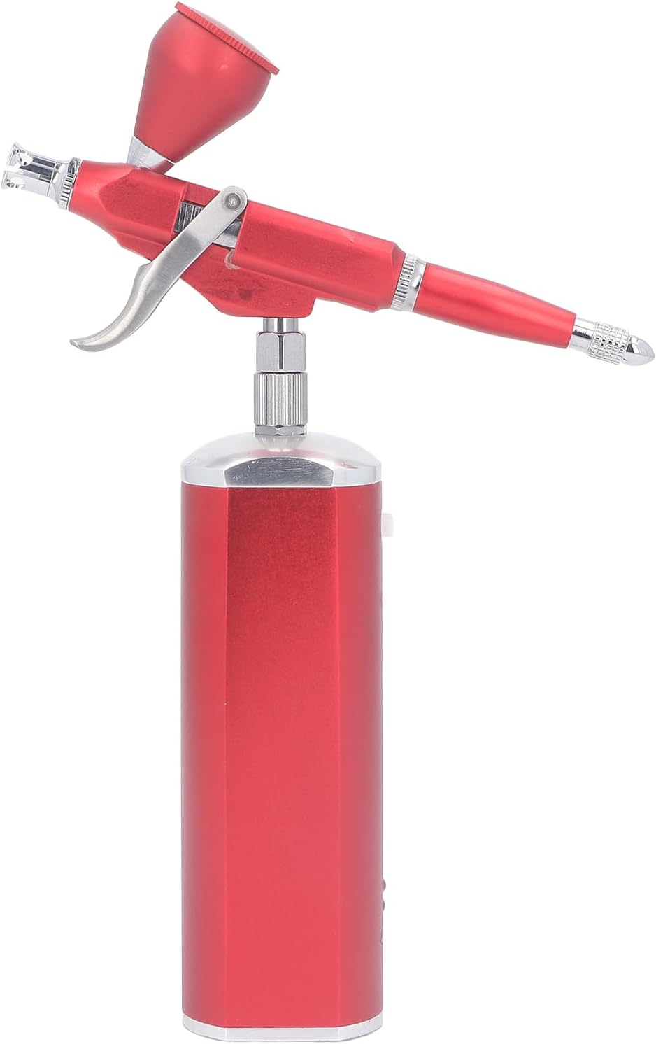 Asixxsix Mini Airbrush Kit with Compressor, 30PSI Portable Cordless Auto Airbrush Gun Kit Rechargeable Handheld Gun for Makeup, Cake Decor, Crafts Painting, Nail Art, Tattoo image number 6