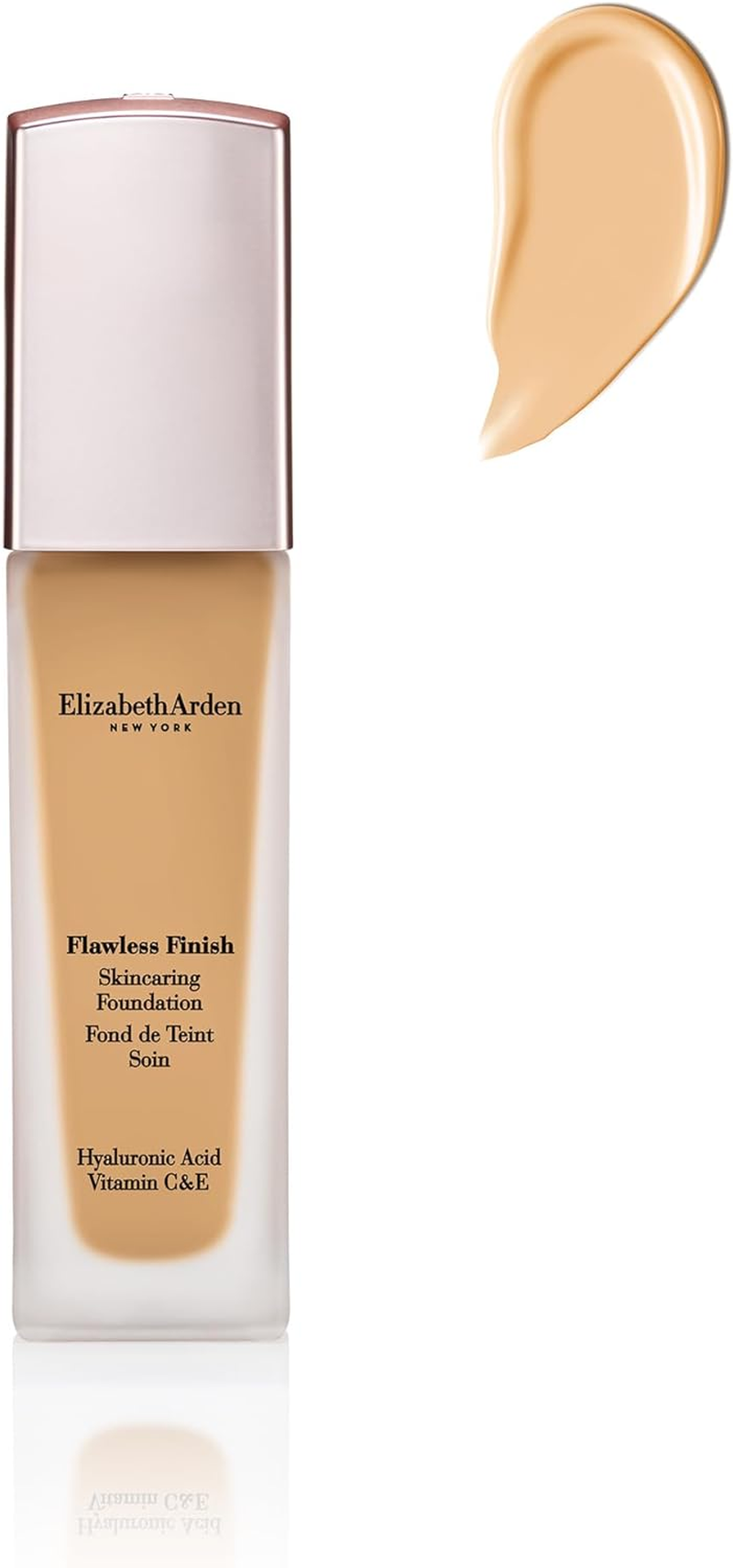 Elizabeth Arden Flawless Finish Skincaring Foundation, 200N Light, Neutral Peach Tone image number 2