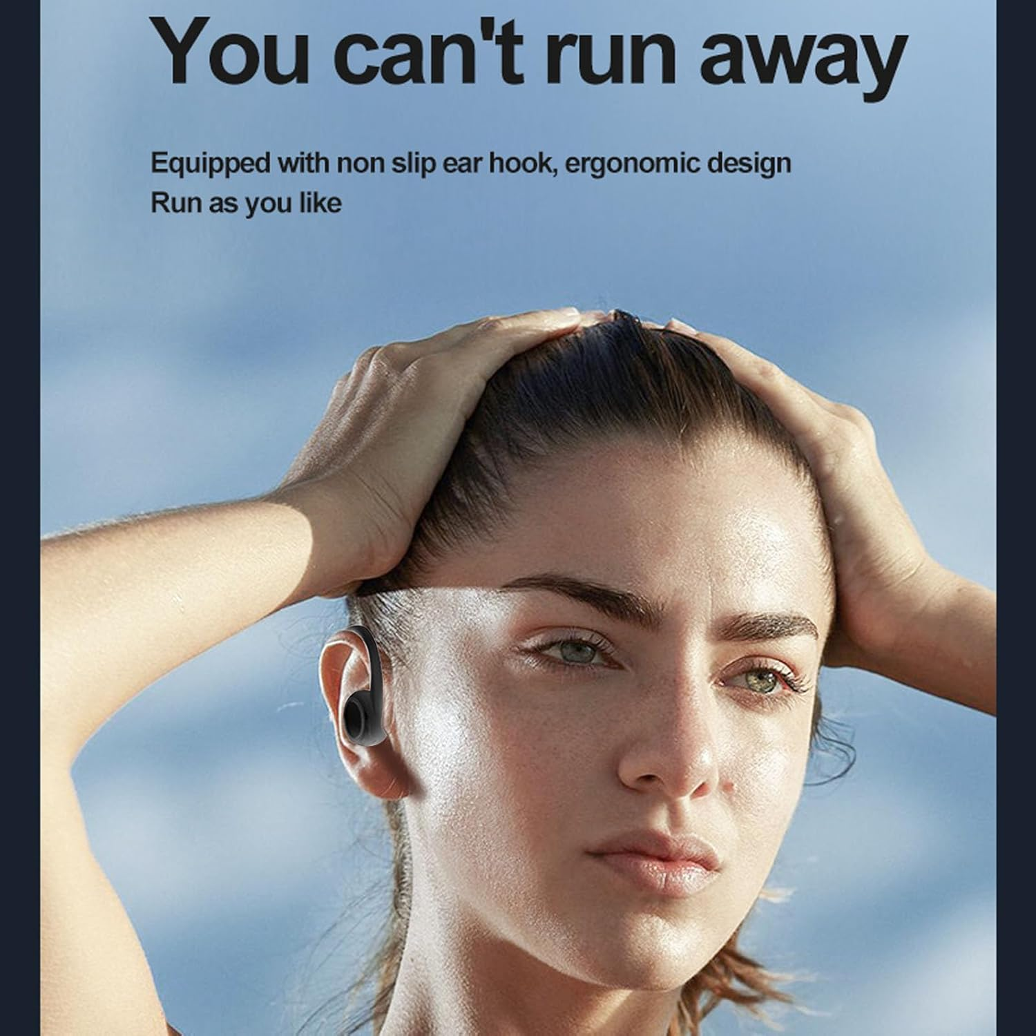 Earhook for Earbuds, Active Noise Cancelling, Headphones with Microphone, Ergonomic Ear Hooks, Sport over Earbuds for Business Calls and Music