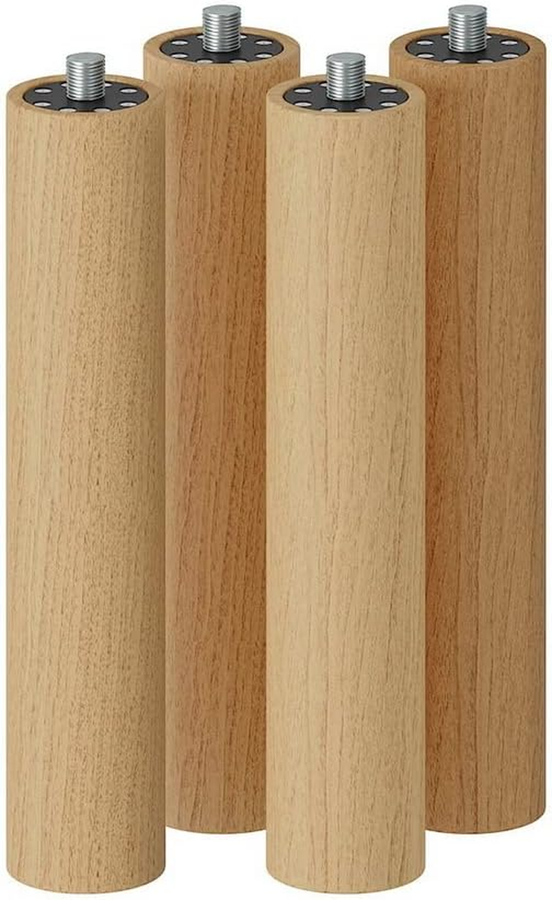 MUJI 82586152 Wooden Table Legs for 13" Tall Oak Wood Table Legs Set of 4 image number 3