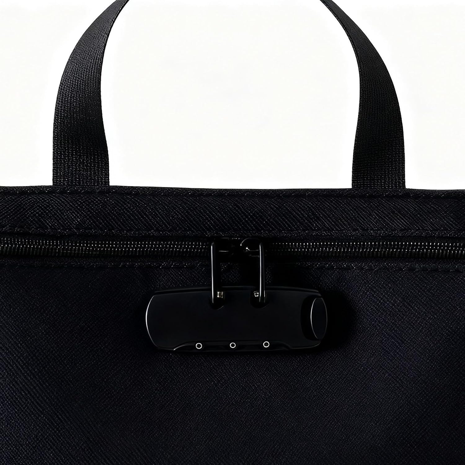 Locking Money Bag, Waterproof Zipper Organizer Pouch with Three Digit Lock, Travel Storage Case with Secure Closure, Keys Jewelry Passport Valuables, Documents Tickets 12.6X9.45X3.15 Inches - Blue image number 5