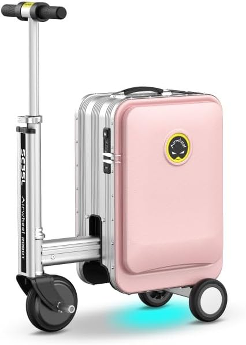 Airwheel SE3SL Electric Scooter Suitcase - Black | 20L Innovative Travel Luggage, Motorized Electric Luggage Scooter for Effortless Travel with Removable Battery (Official Dealer in Australia)