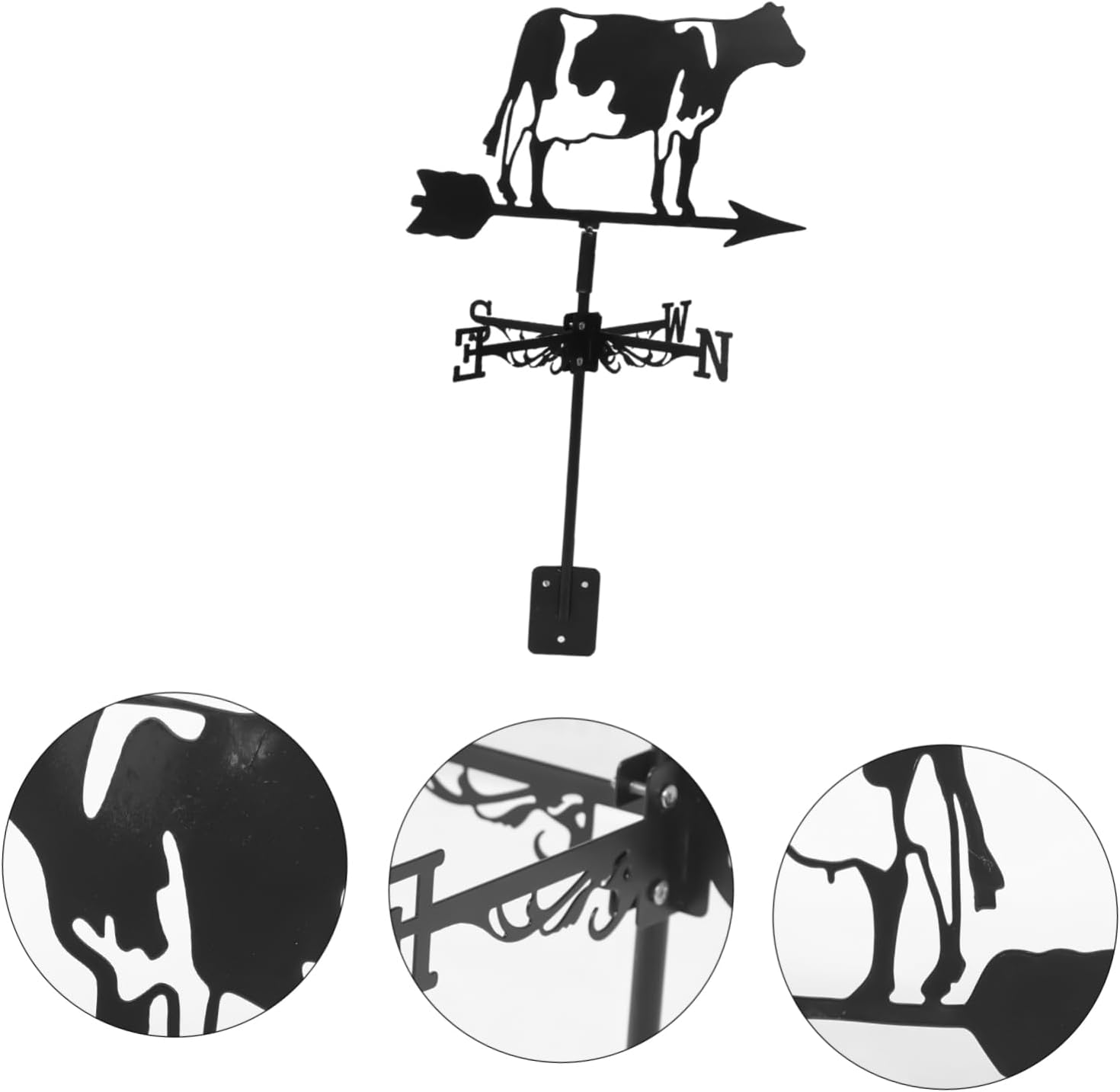 VANZACK 1 Set Decor Iron Metal Weather Vanes for Yard Weather Vane image number 6