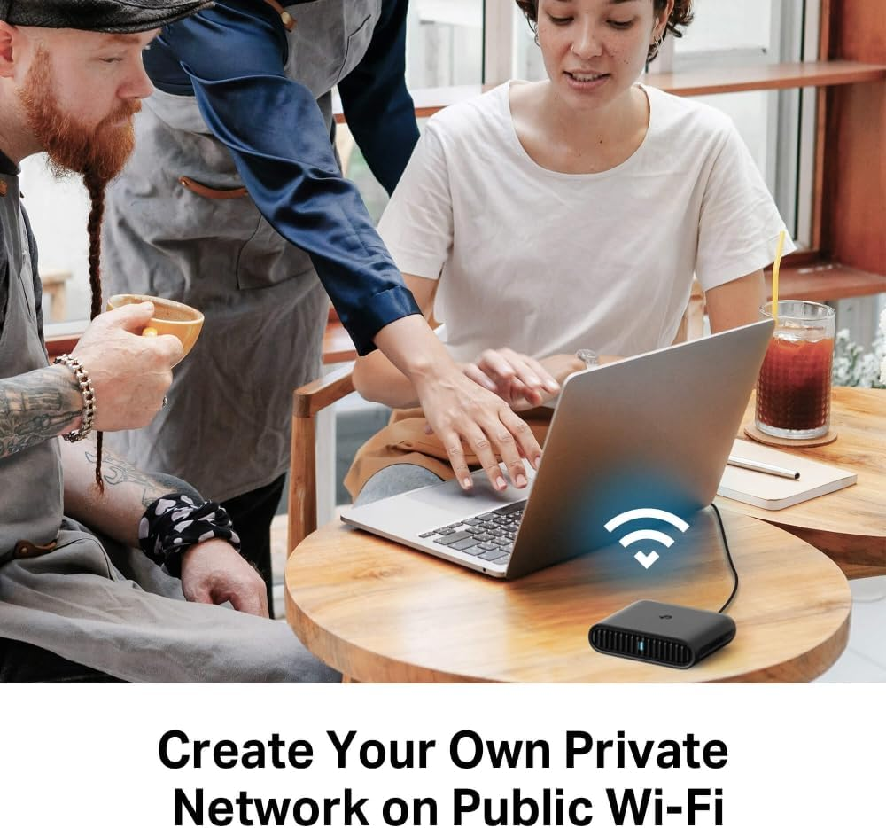 Tp-Link AX3000 Gigabit Wi-Fi 6 Portable Travel Router, 2.5G Multi-Gig Port, VPN Encryption (Openvpn & Wireguard), SD Card Support, USB Modem/File Sharing, Convenient Type-C Power Input (TL-WR3002X) image number 5