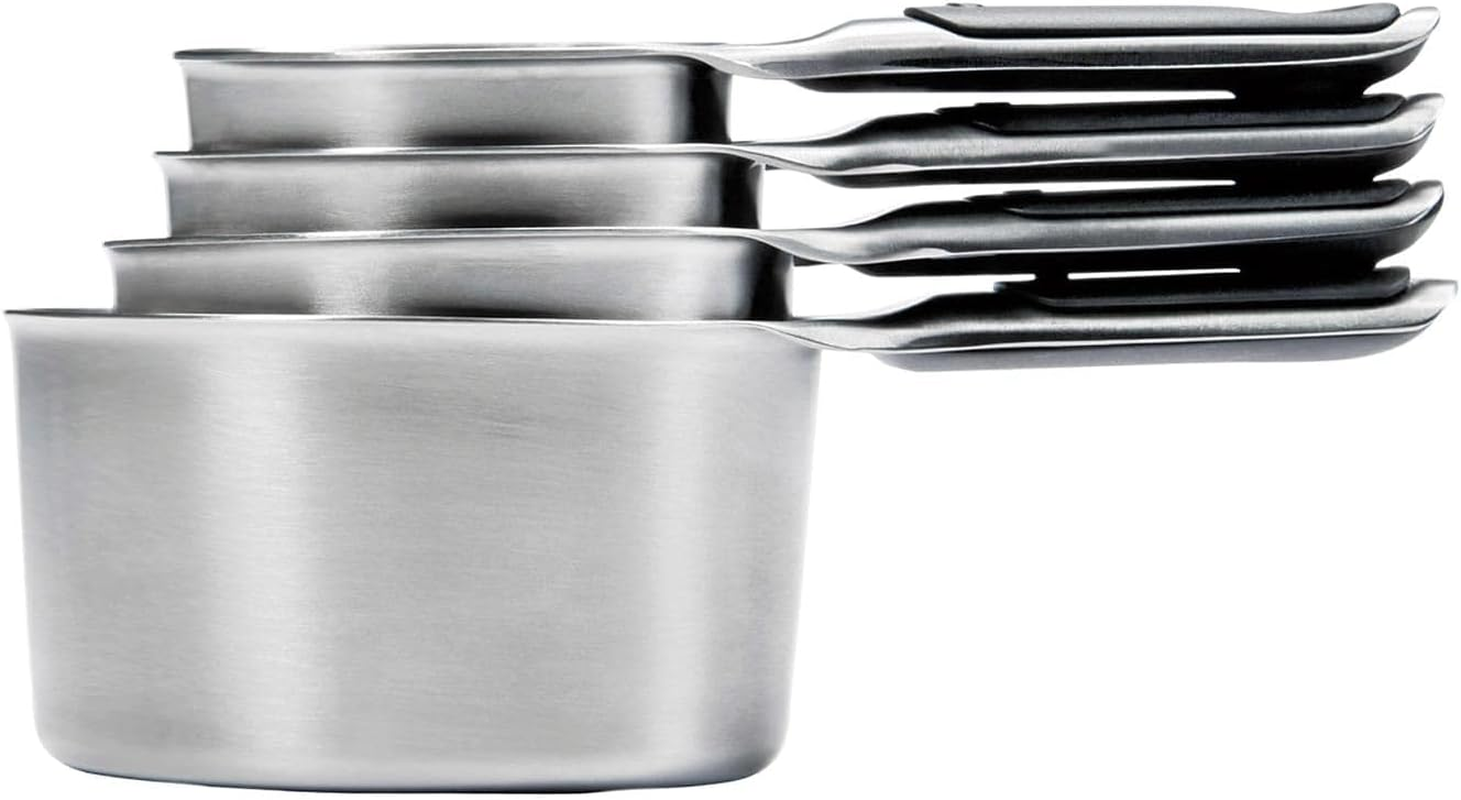 OXO Good Grips 6-Piece Plastic Measuring Cups- White, 5 Count(Pack of 1)