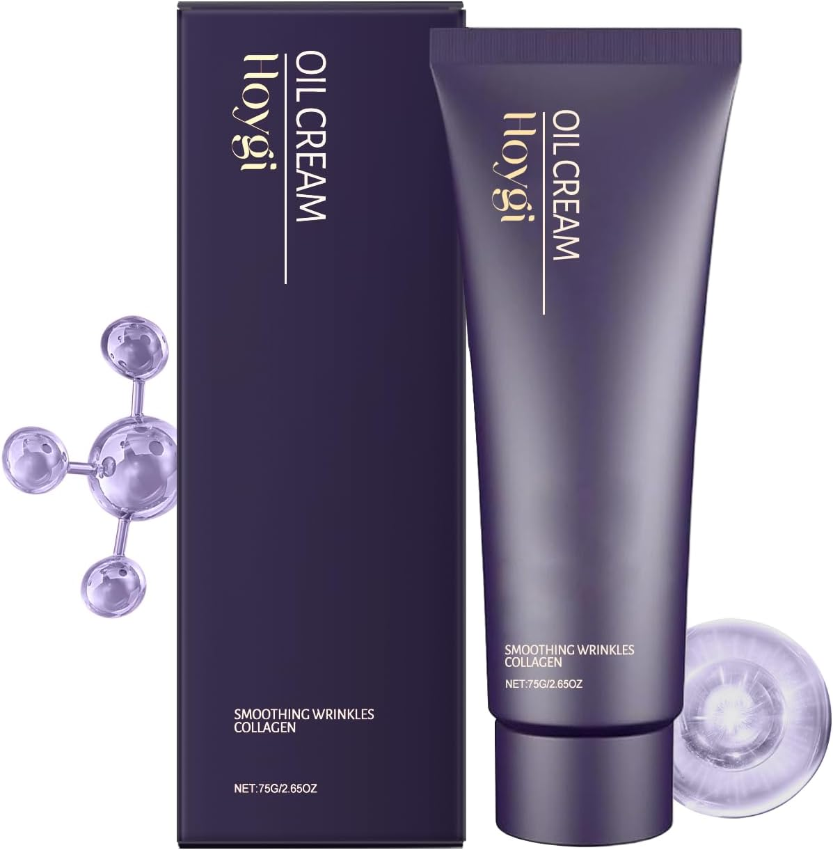 Anti-Wrinkle Collagen Face Cream, Skin Firming and Smoothing Moisturiser, 75G image number 2