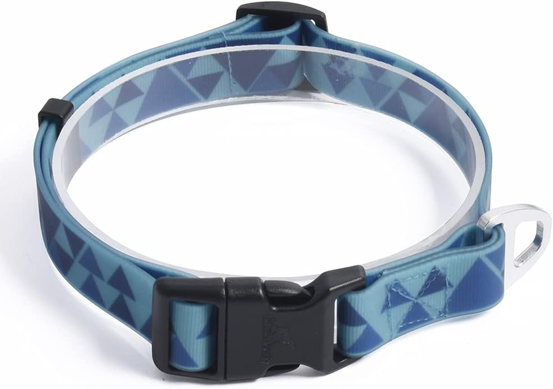 Blackdoggy Waterproof & Odor-Resistant Dog Collar, Heavy-Duty D-Ring & Adjustable Fit, All-Size Pet Collar for Small, Medium and Large Dogs (M, Orange)