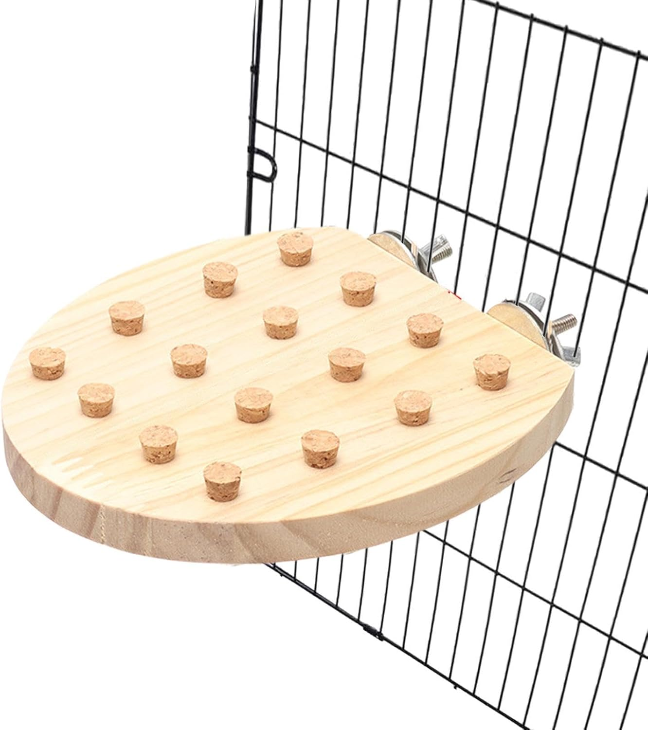 Parrot Toys for Large Birds | Chew Block Wear-Resistant Parrot Puzzle Toys - Compact Wooden Board Bird Playground for Anchovies Parakeets