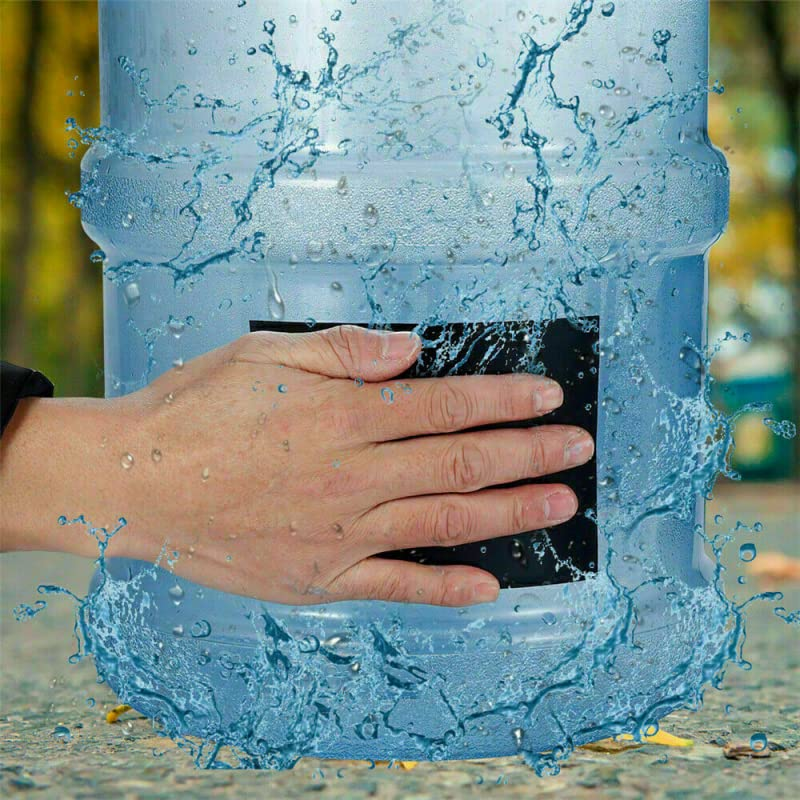 AIMALL 1.5M Heavy Duty Black Duct Tape Waterproof Tape PVC Super Strong Stop Leak Repair Leakage Flex Seal Tapes for Repairing and Multipurpose, 3.93 Inches Wide image number 3