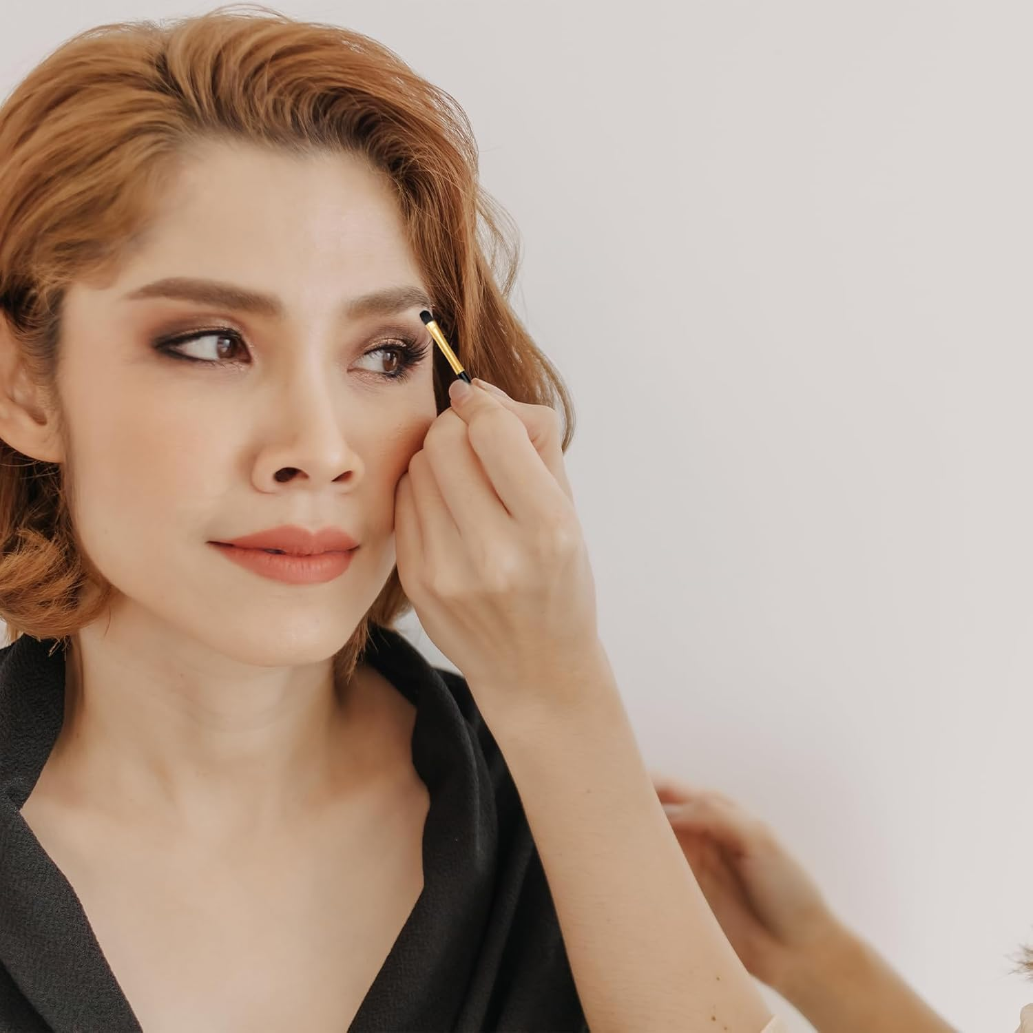 TEAONE 2 in 1 Eyeshadow Brush, 20 PCS Double Sided Makeup Tools for Eyeshadow, Concealer (12Cm/4.72In) image number 1