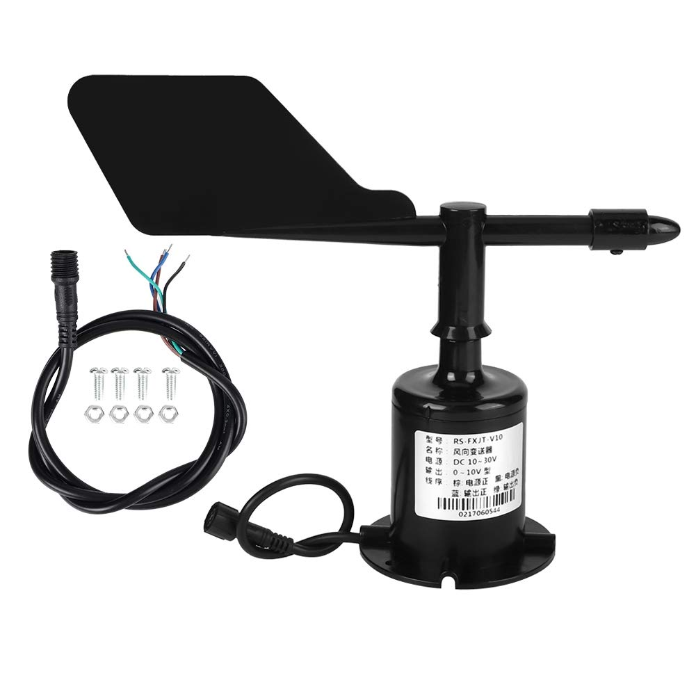 Fdit 0-10V Light-Weight Environmental Output Wind Speed Sensor Wind Direction Measurement with 8 Indication Directions image number 1