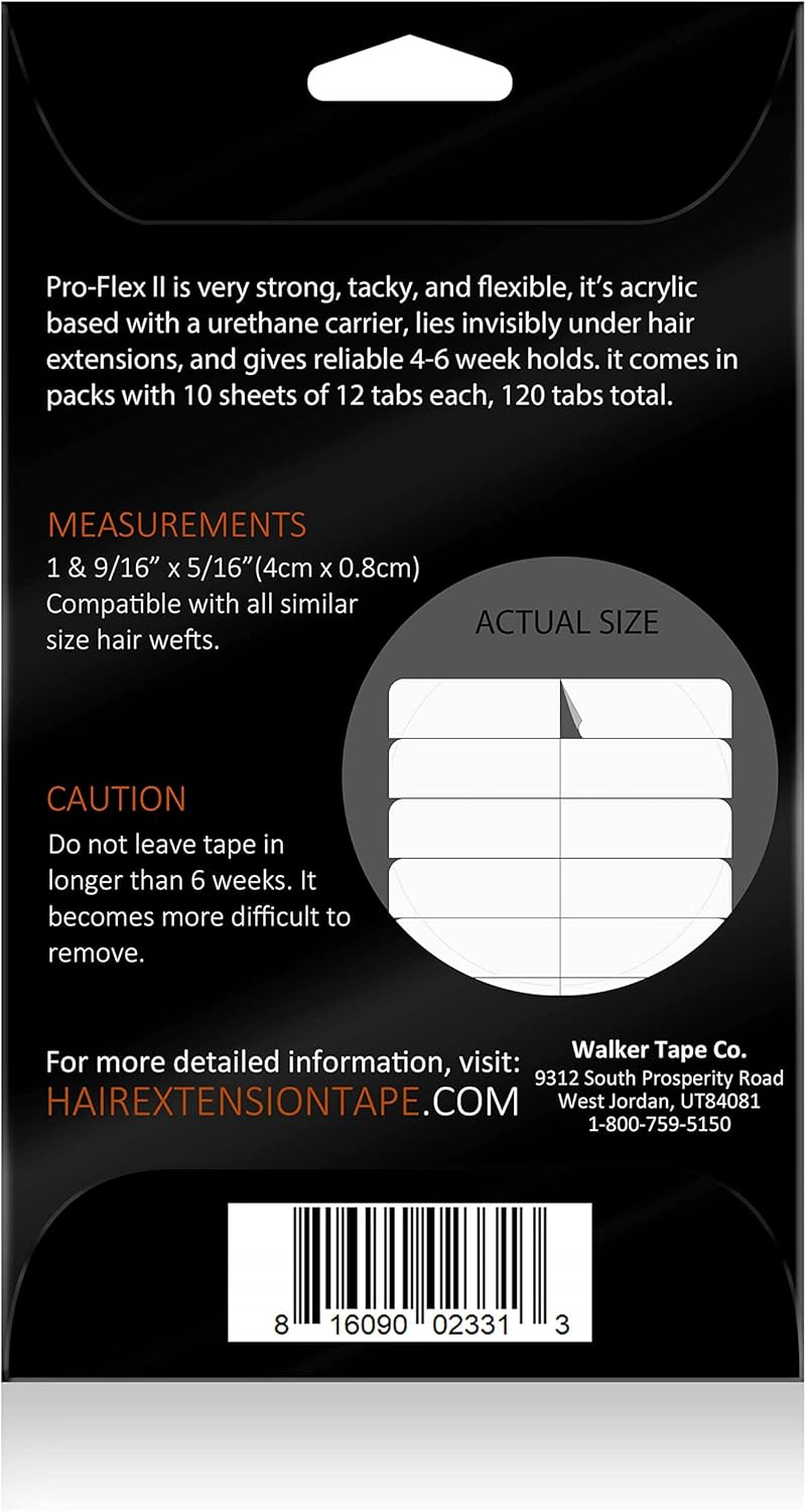 Beautify - Pro-Flex II - Extension Tabs, 120Pc/Bag