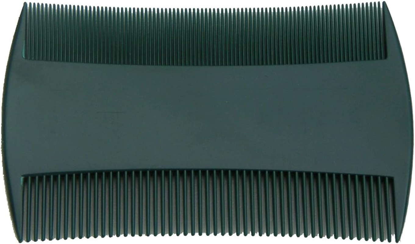 Lice Comb Fine Tooth Plastic Nit Comb (4 Pack, Black)