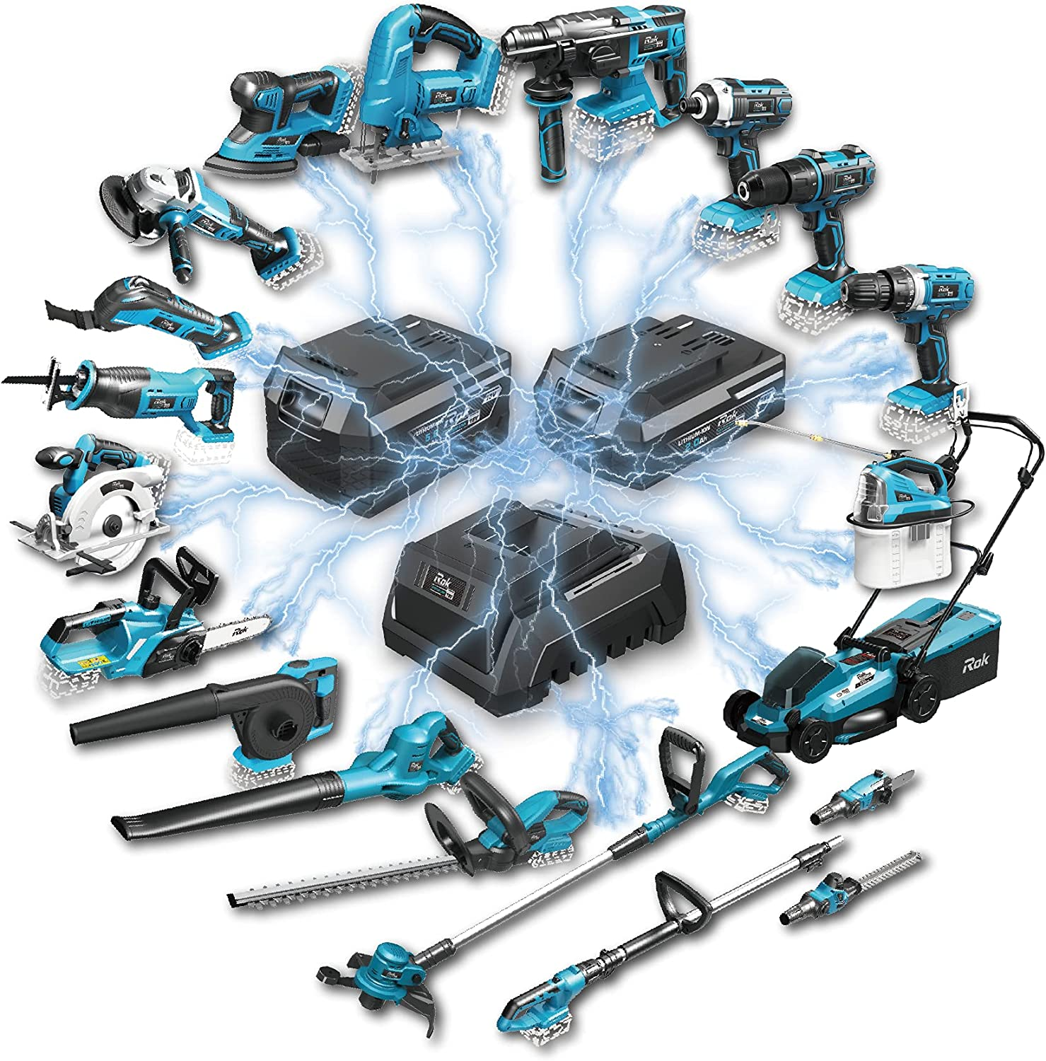 Rok 18V System Link Battery Charger