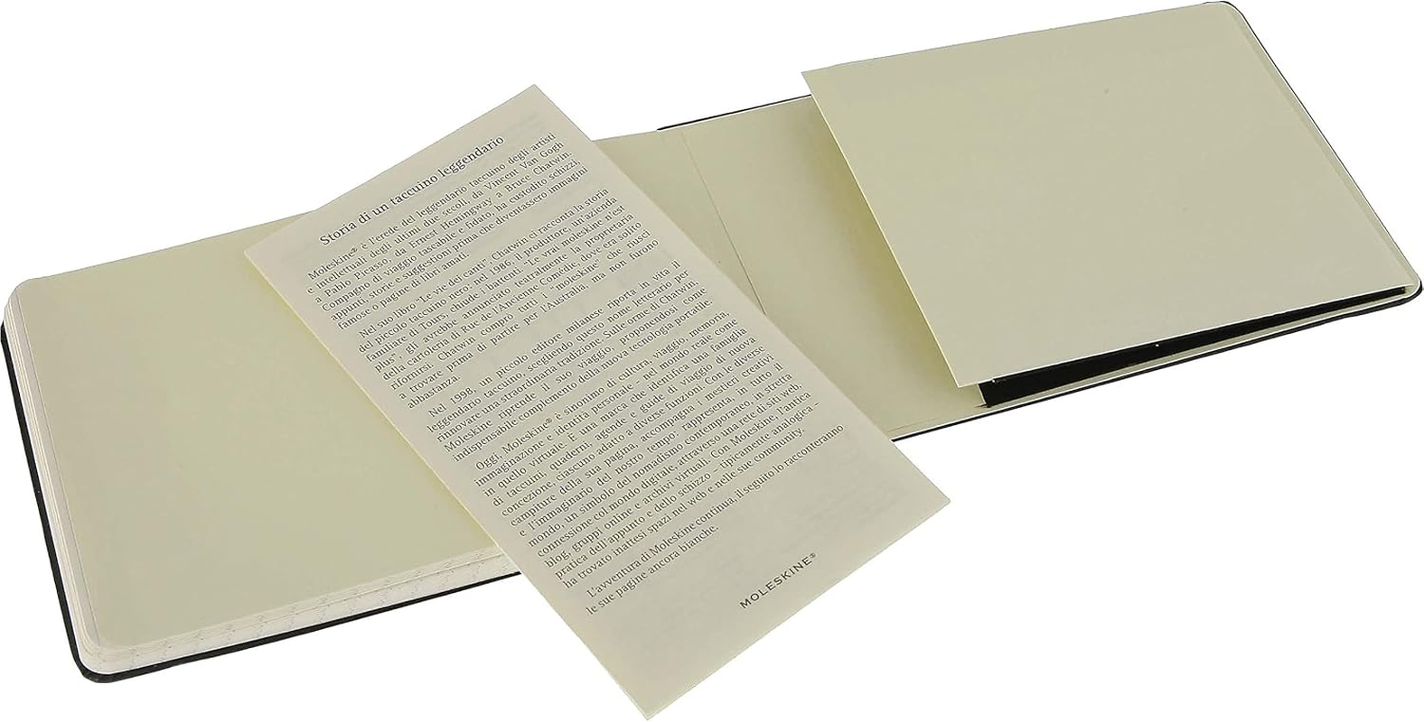 Moleskine Classic Reporter Hard Cover Notepad - Ruled - Pocket - Black, (QP511) image number 6