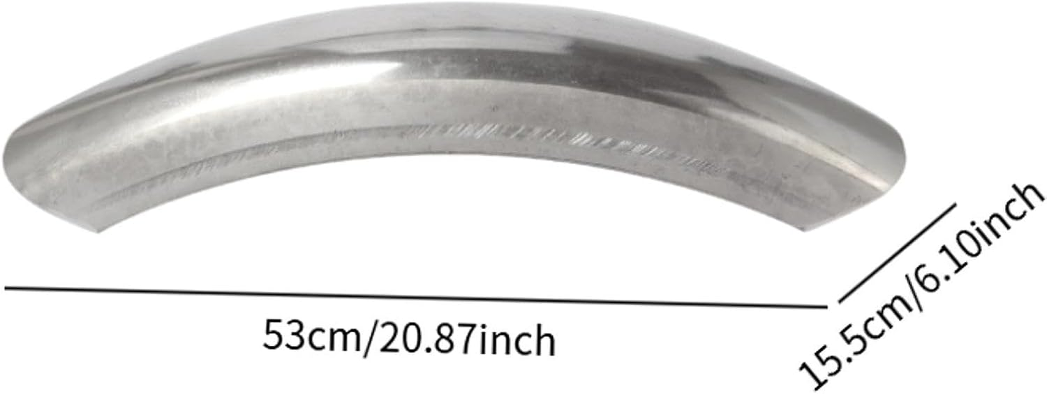 Rear Mudguard Rear Cover Back Mudguard Protector Motorcycle Splash Guard for Chopper, Long image number 3