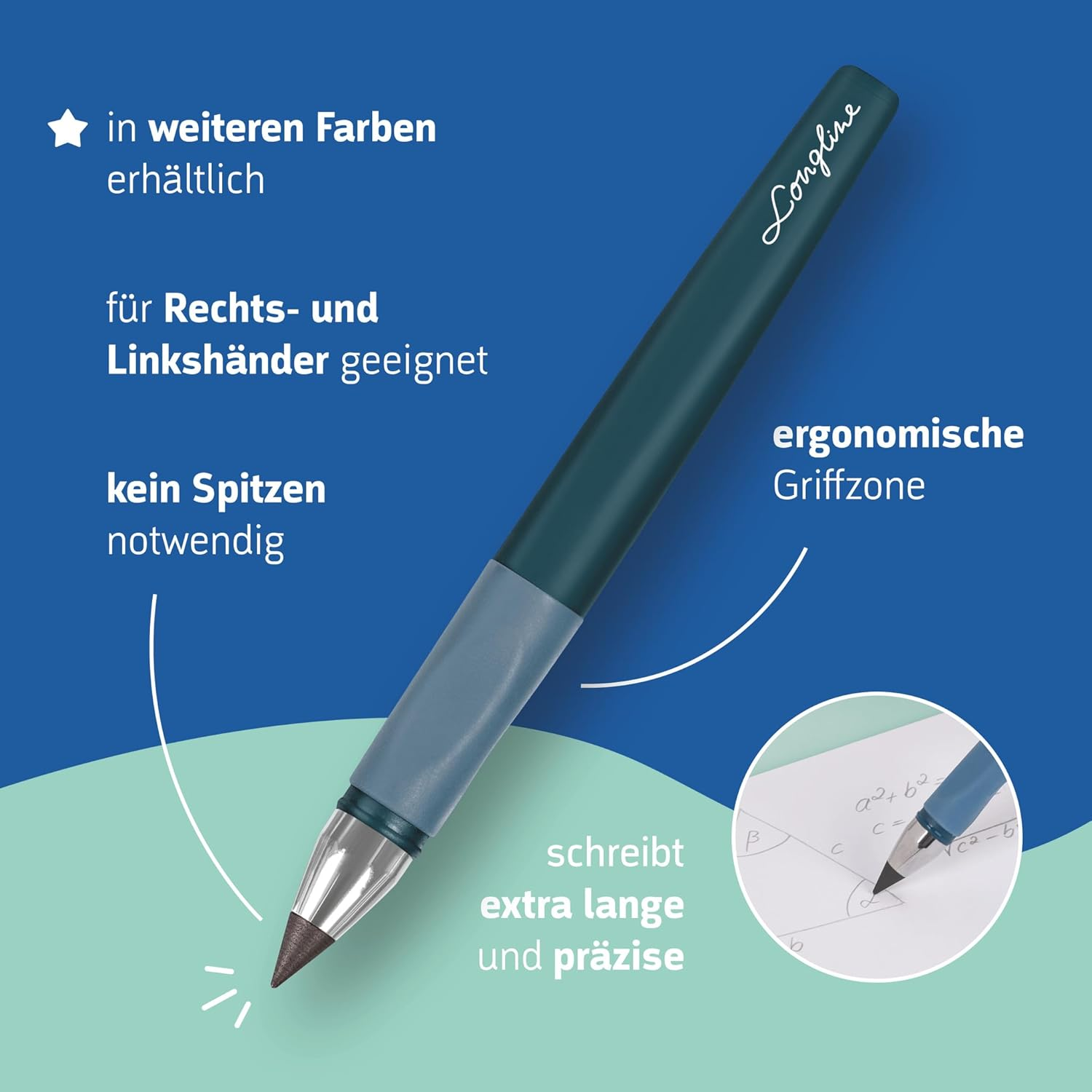 BRUNNEN Remove Longline Pencil Colour Code H Denim - Black, Onyx image number 3