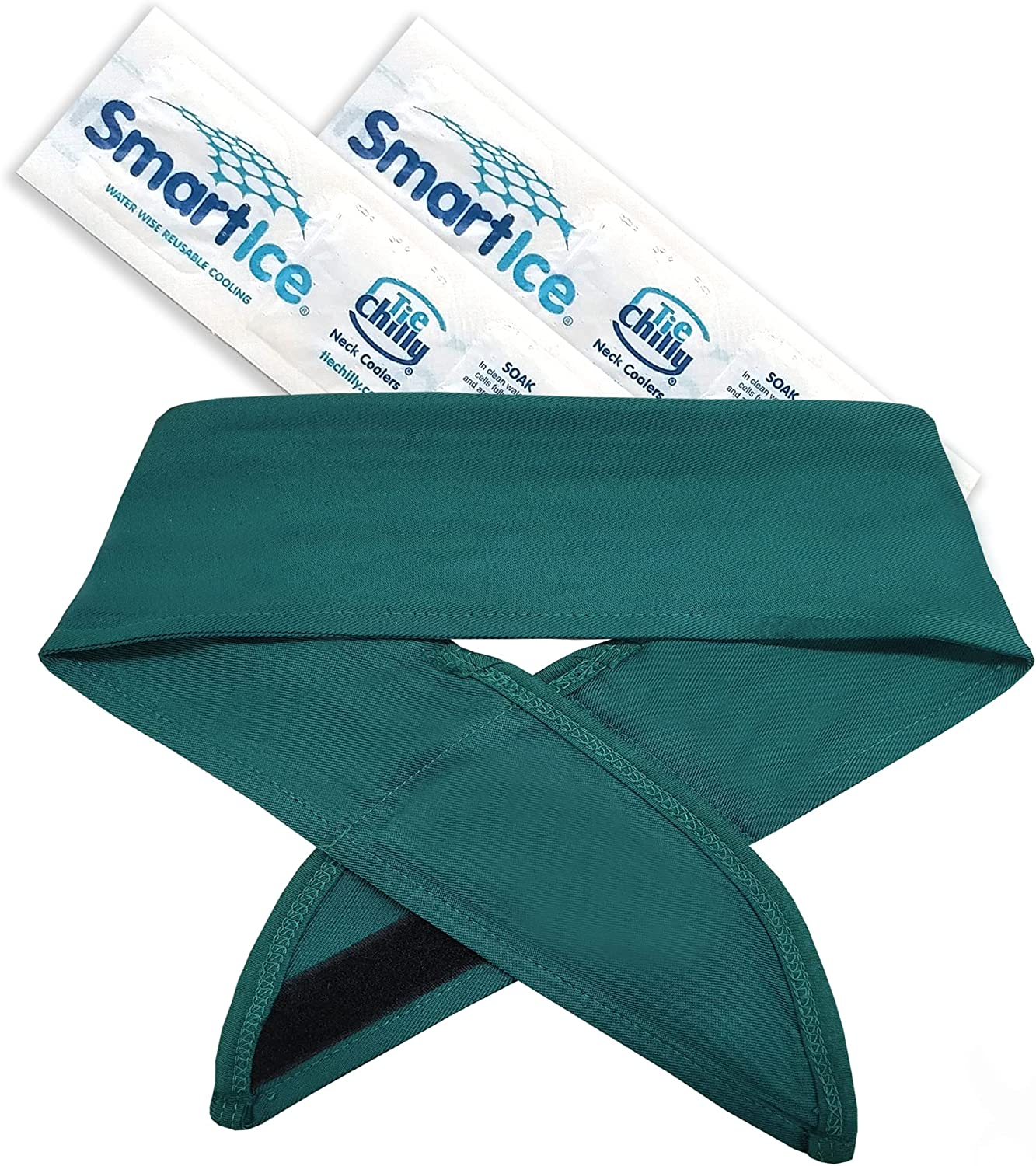 Ice Cool Neck Cooler Bandana, with 2 Smartice Cooling Strips, Enabling Prolonged Cool Comfort at Home, Work or Play (Pink (Plain))