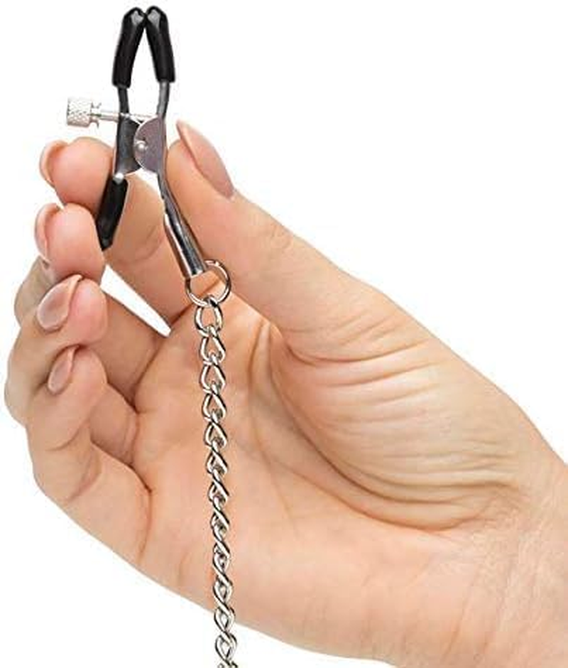 Adjustable Nipple Clamps, Entertainment Clip for Women Non-Piercing Nipplerings Clip, Nipple Clips & Clitoris Clamp BDSM Adult Sex Toys & Games for Couples Gifts