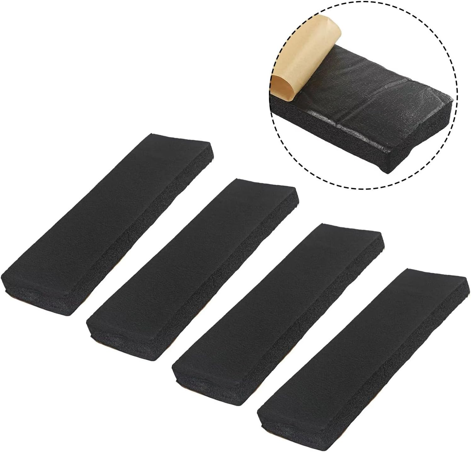 Garage Wall Protector for Car Doors - Foam Bumper Guards for Car Door Protection | 4 Pieces Self Adhesive Automotive Protection Accessories for Parking Collision Scratch image number 5