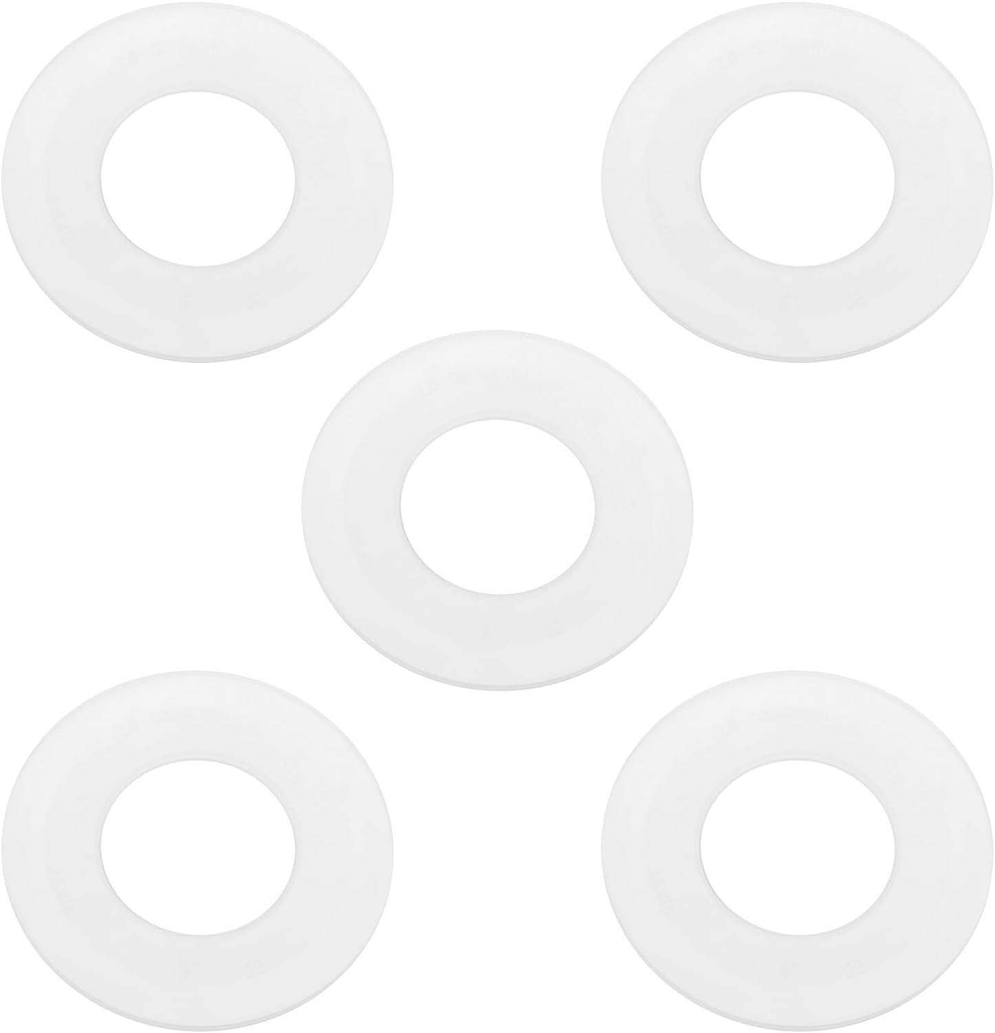 Emsea 5Pcs Toilet Flush Valve Seal Ring Replacement 816.418.00.1 Compatible with Geberit Flush Valves Flush Valve Base Sealing Washer Silicone image number 2