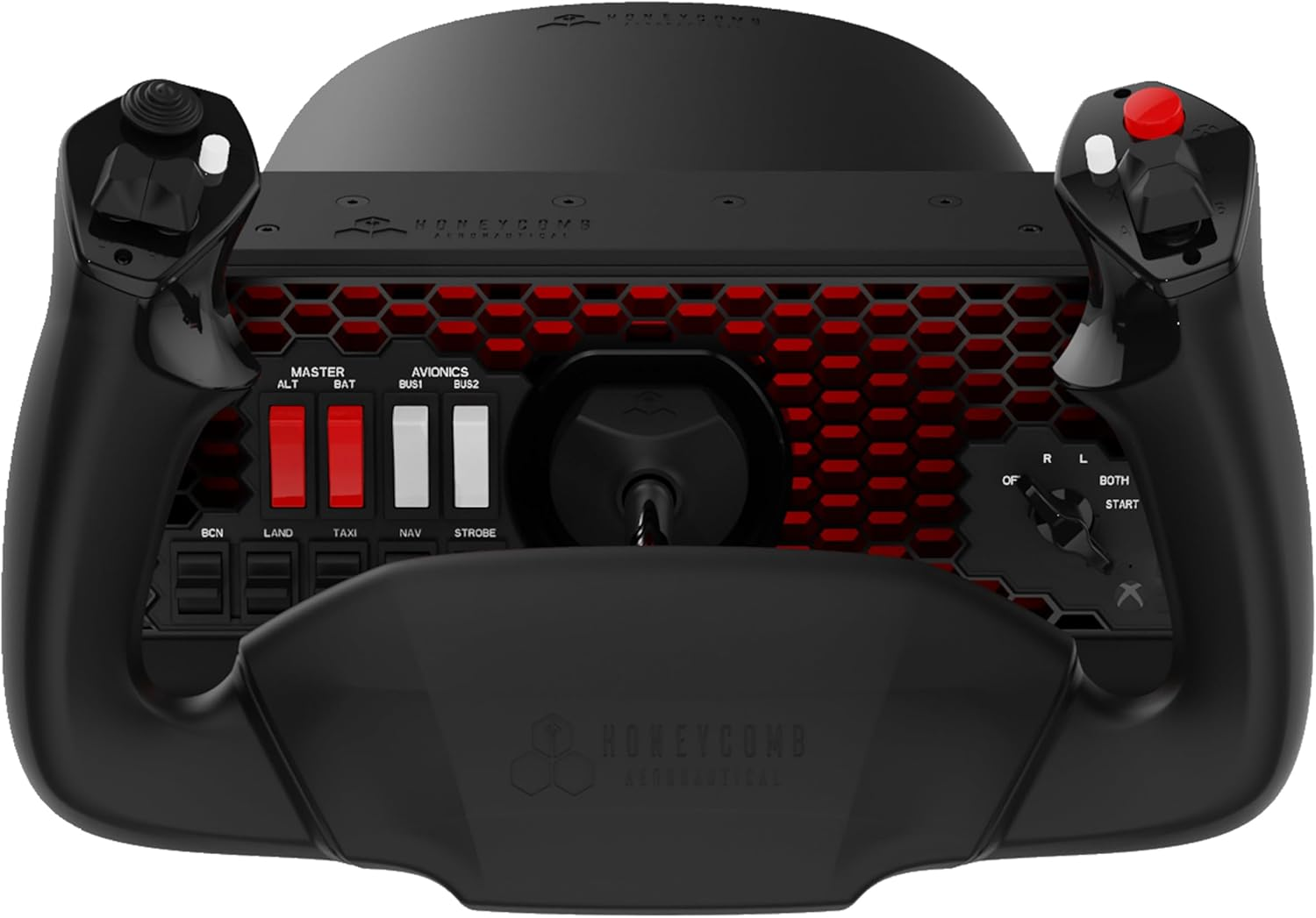 Honeycomb Alpha Flight Controls Yoke & Switch Panel image number 3