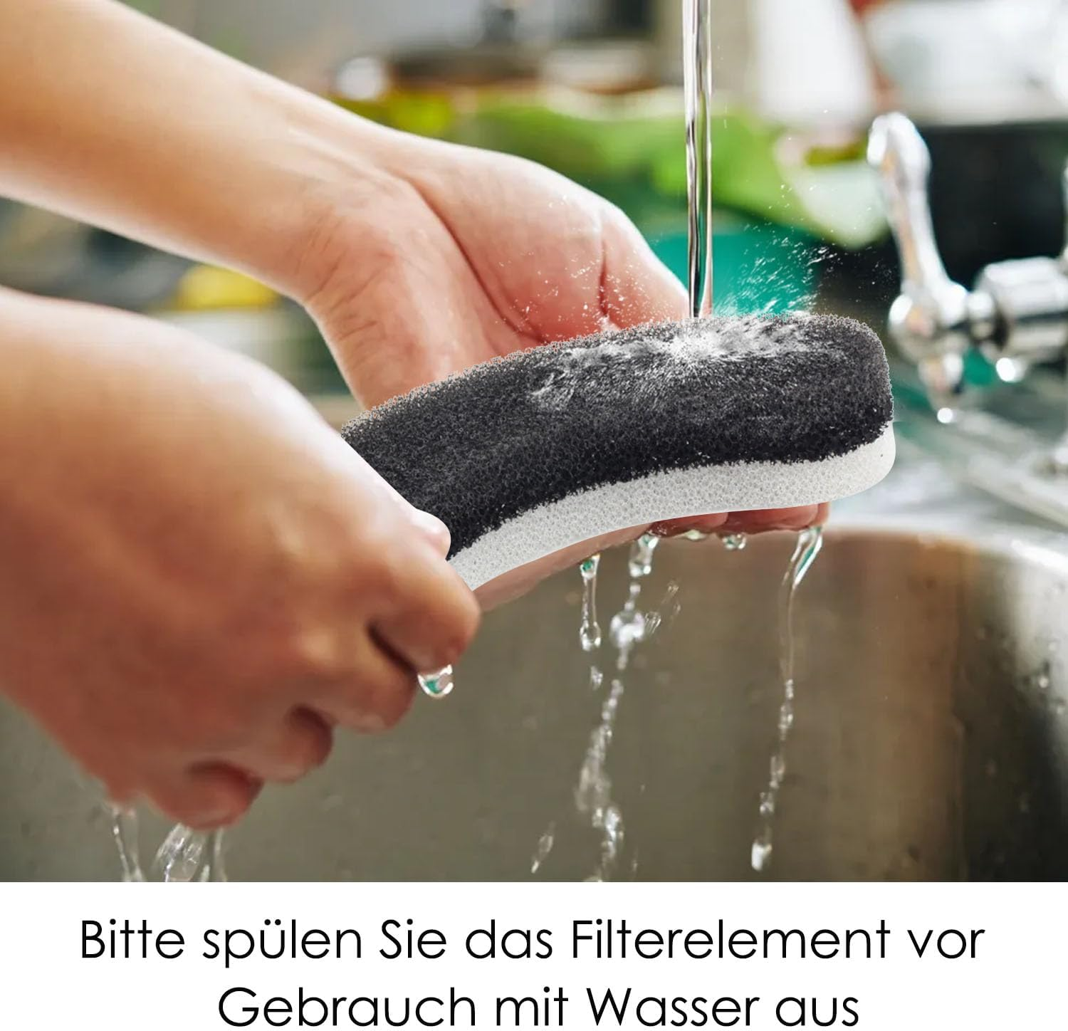 ANBOO Replacement Filter for Drinking Fountain, Pack of 12 Cat Fountain Filters for WF050TP Cat Fountain and &lrm;HA-CH-PE1 Cat Drinking Fountain Replacement Filter with Resin and Activated Carbon For image number 1