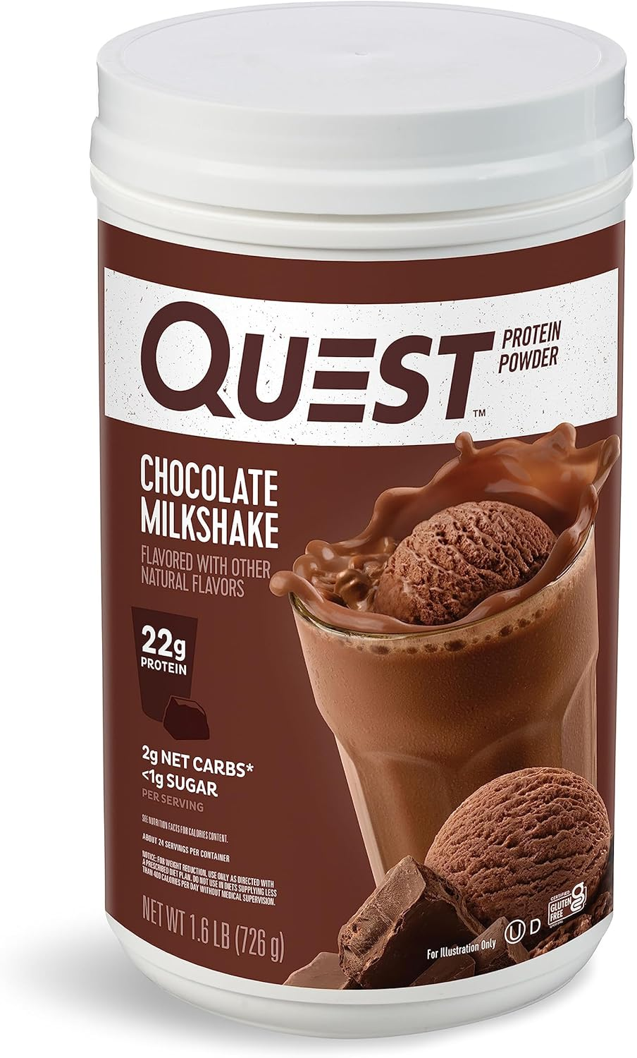 Quest Protein Powder, Chocolate Milkshake, 1.6Lb image number 5