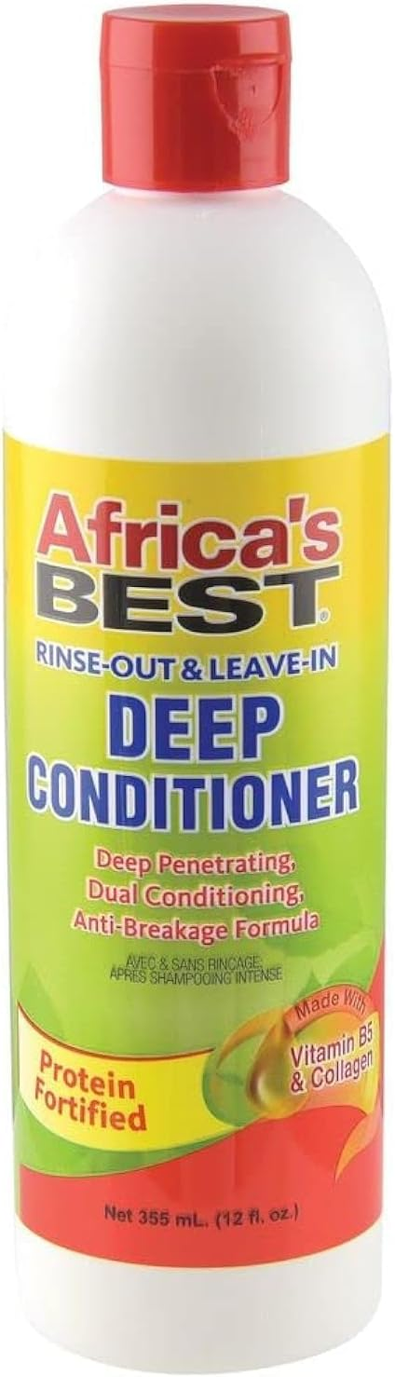 Africa'S Best Rinse Out and Leave in Deep Conditioner, 12 Ounce image number 1