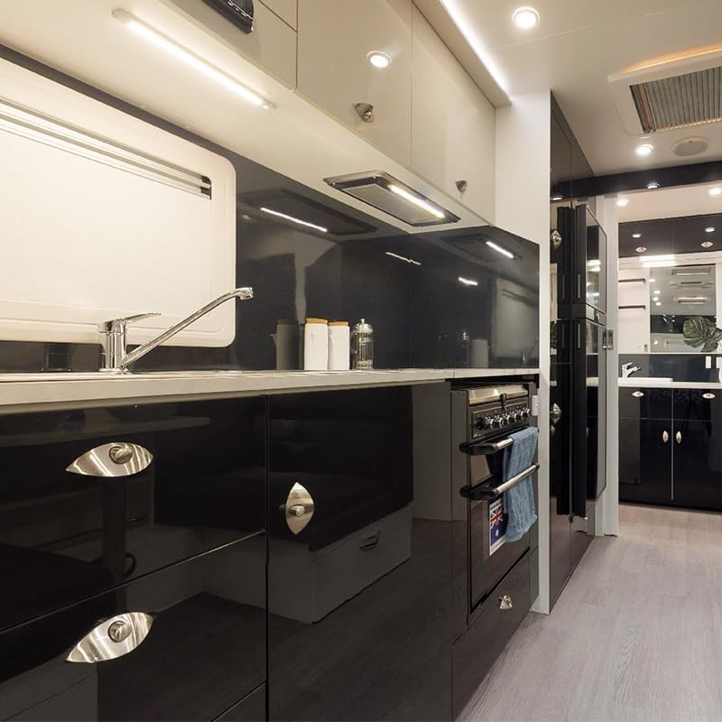 Dream Lighting 12Volt DC LED under Cabinet Lights Kitchen Strip Bar Lights for off Road Caravan Motorhome Night Visible Switch image number 6