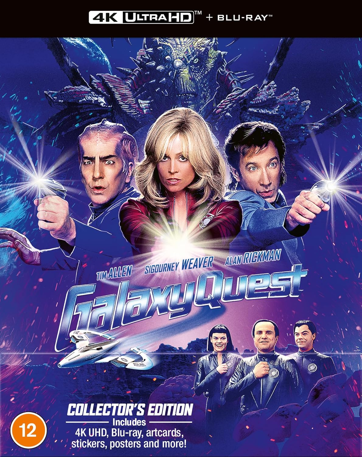 Galaxy Quest Steelbook 25Th Anniversary 4K UHD Collector'S Edition (Includes Steelbook) [Blu-Ray] [Region a & B & C]
