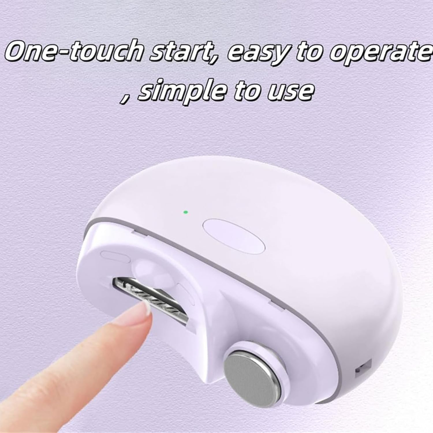 Electric Toenail Clippers,Usb Rechargeable Electric Toenail Clippers Grinder with Led Light - Precision Cutter Easy Grip Non Slip for Seniors Travel Babies Toddler Kids Elderly Adults Cat Dog Home image number 2