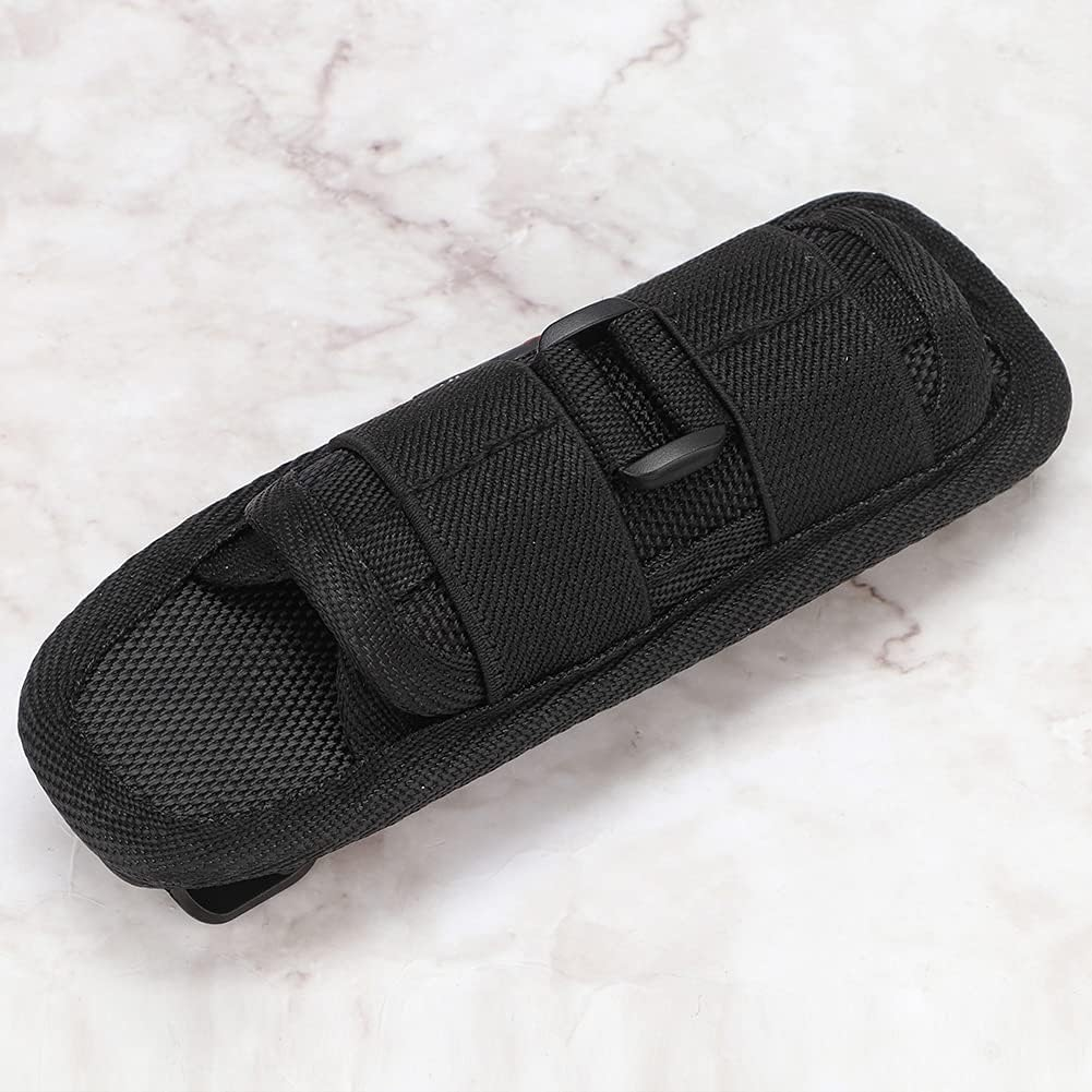 Torch Holder, Black Flashlight Holster, for Outdoor Hiking Daily Maintenance Lights Field Work Climbing image number 6