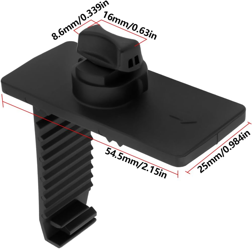 OTOTEC 4 Pcs 54.5X25Mm Anti-Slip Car Mat Retention Clips Screw-Type Floor Mat Holders Compatible with Honda Compatible with Civic Jazz CR-V HR-V Compatible with Acura Models image number 1