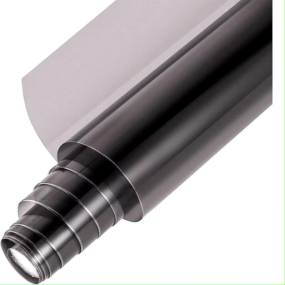 Self-Adhesive Car Headlight Tint Film, PVC, 180Cm X 40Cm, Dark Black, Light Black, Matt Black (Light Black) image number 3