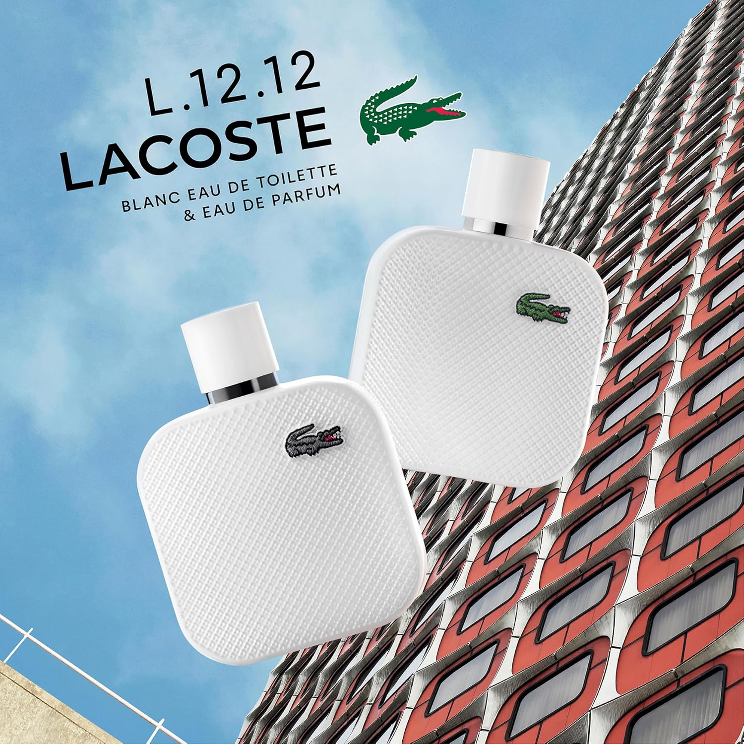 Lacoste Eau De L.12.12 Blanc by Lacoste for Men - 3.3 Oz EDP Spray image number 3