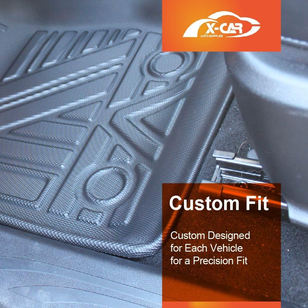 X-CAR Heavy Duty TPE Floor Car Cargo Mat Carpet for GWM UTE Cannon/Canon L 2021-2025 image number 3