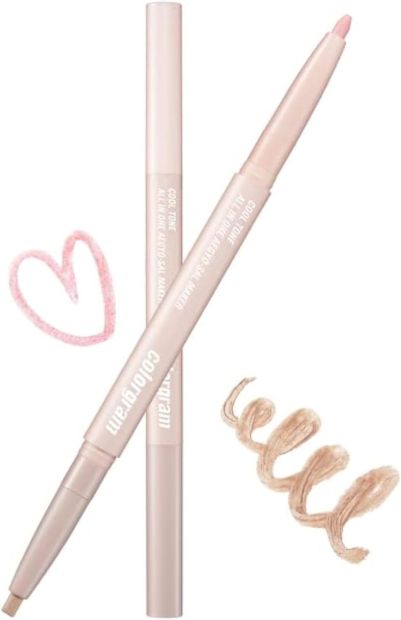 COLORGRAM under Eye Highlighter Stick 03 Real Tone | Silky-Smooth Long-Lasting Highlighter & Contouring Stick for Smudge-Proof, Shining Daily Makeup | K-Beauty Face Highlighters & Luminizers