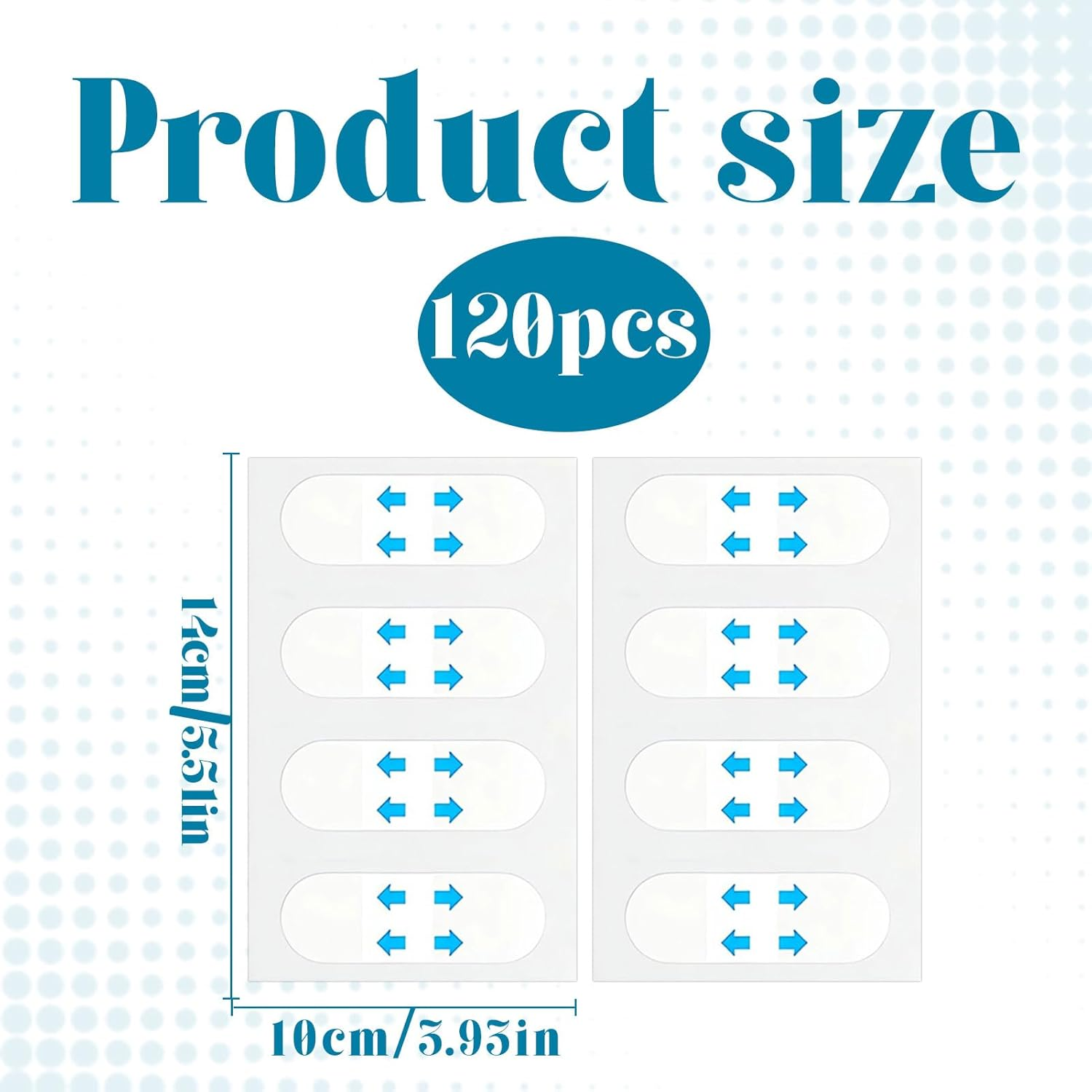 Face Lift Tape, 120 Pcsface Tape for Wrinkles, Silicone Face Patches, Face Lift Stickers for Concealing Wrinkles Double Chin Sagging Tightening Skin, Creases and Slack Skin Lessen Firm Cutis