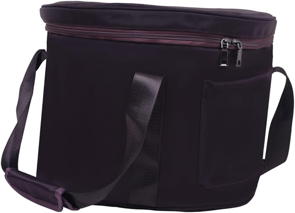 TOGEVAL Portable Crystal Singing Bowl Bag with Inner Liner 12 Inch Bowl Storage Case for Meditation and Sound Healing image number 6