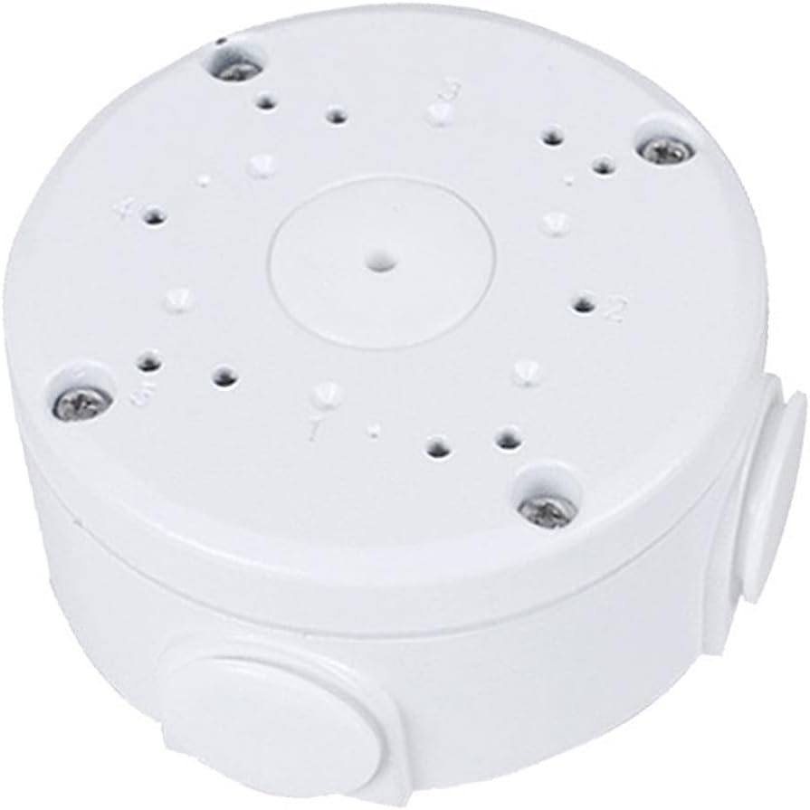 2-Pack Universal Aluminum Alloy Waterproof Hide Cable Junction Box Mount Bracket, Universal for Bullet Security Camera, CCTV IP Surveillance Cameras Holder