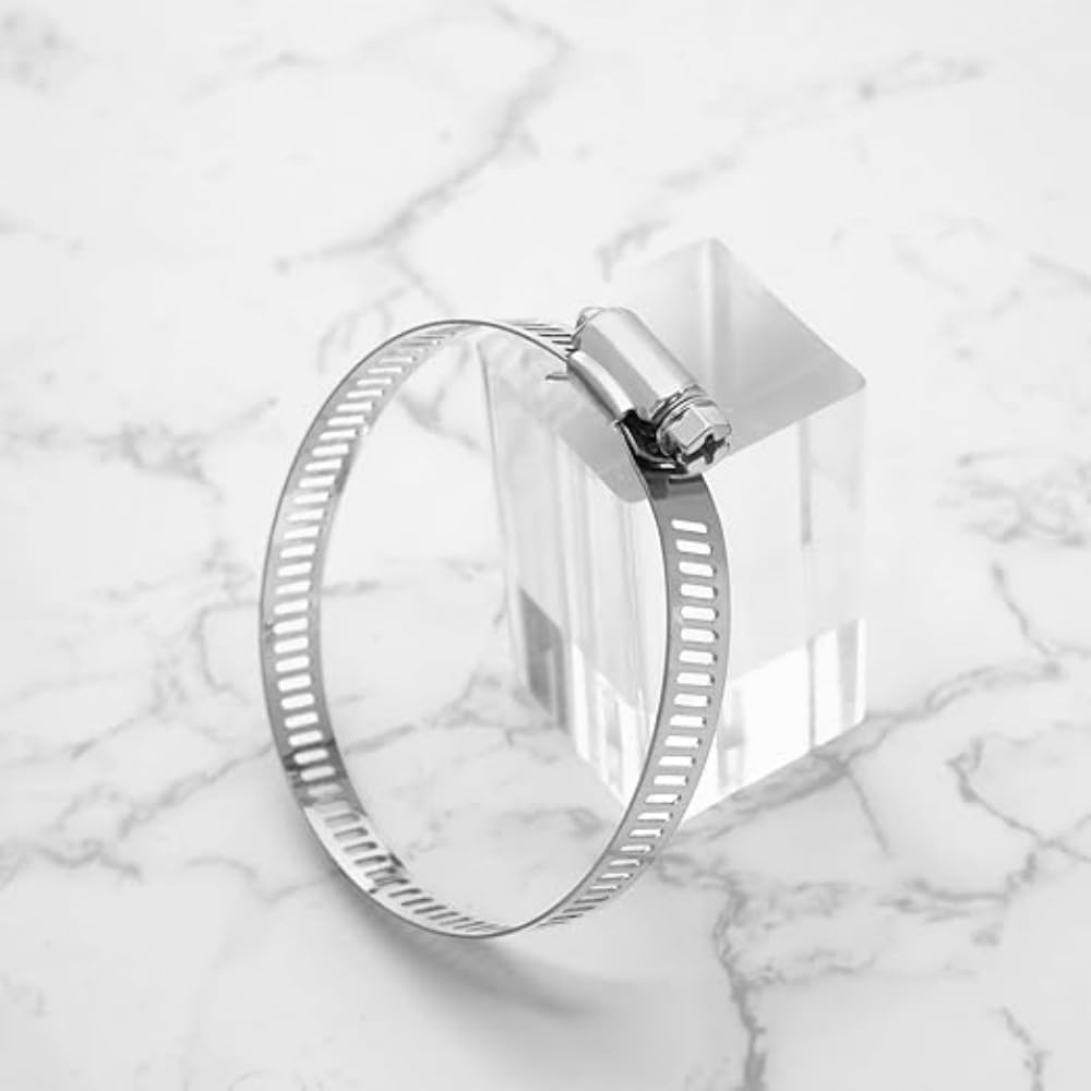 Universal Motorcycle Exhaust Heat Shield Chrome Plated Iron Exhaust Heat Insulation Shield Muffler Guard with 2 Adjustable Mounting Clamps Compatible with Suzuki Compatible With image number 4