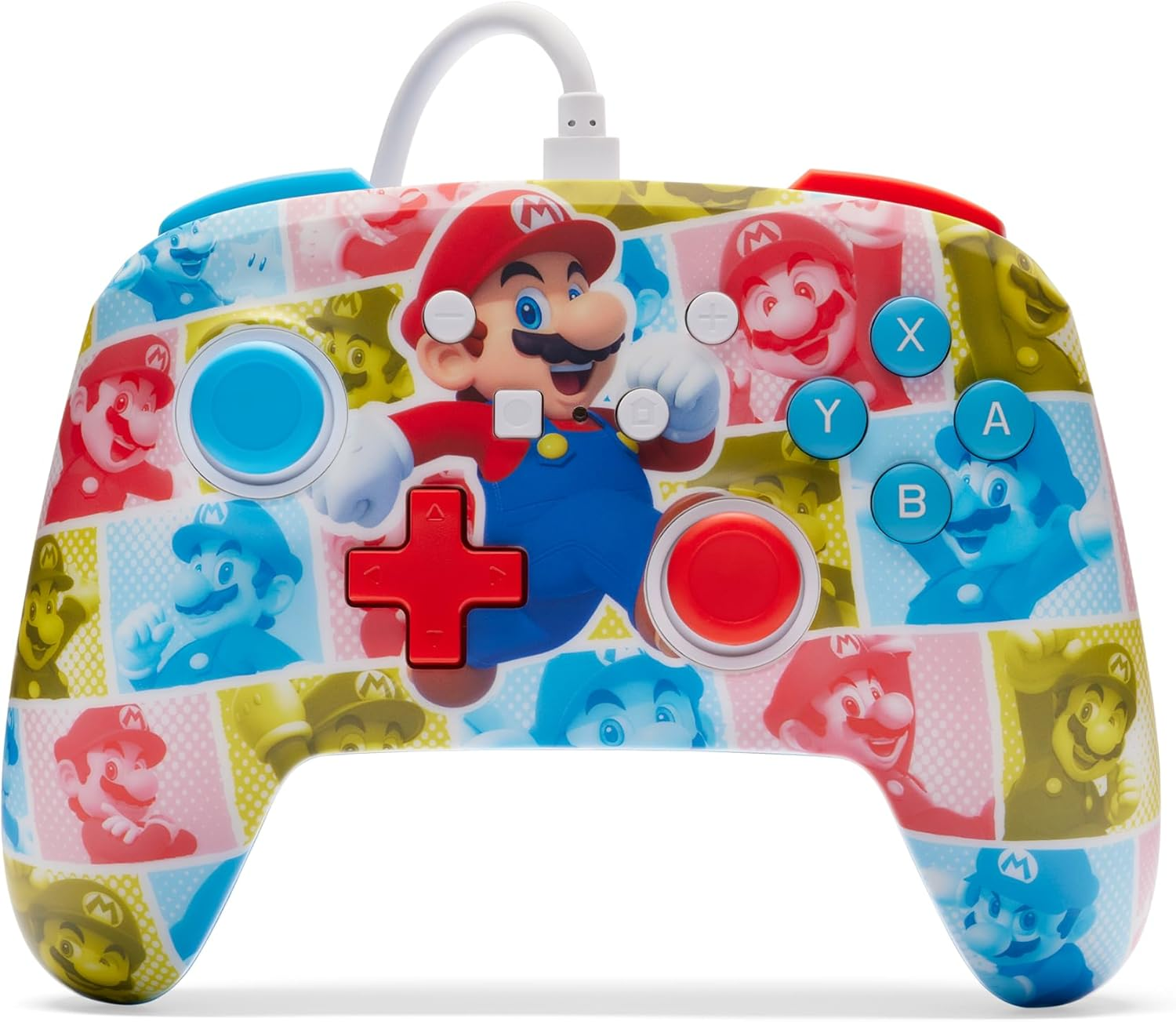 Powera Enhanced Wired Controller for Nintendo Switch, Mario Hero Reel image number 4