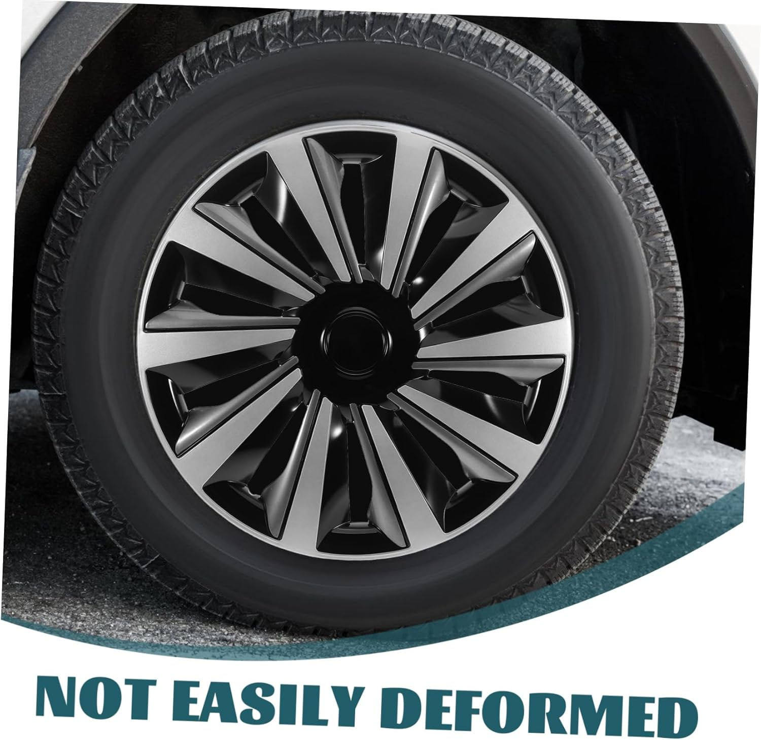 Zerodeko Hubcaps Car Wheels Wheel Covers Decorative Hubcaps for Rim Covers Protect Car Center Hub Caps image number 6