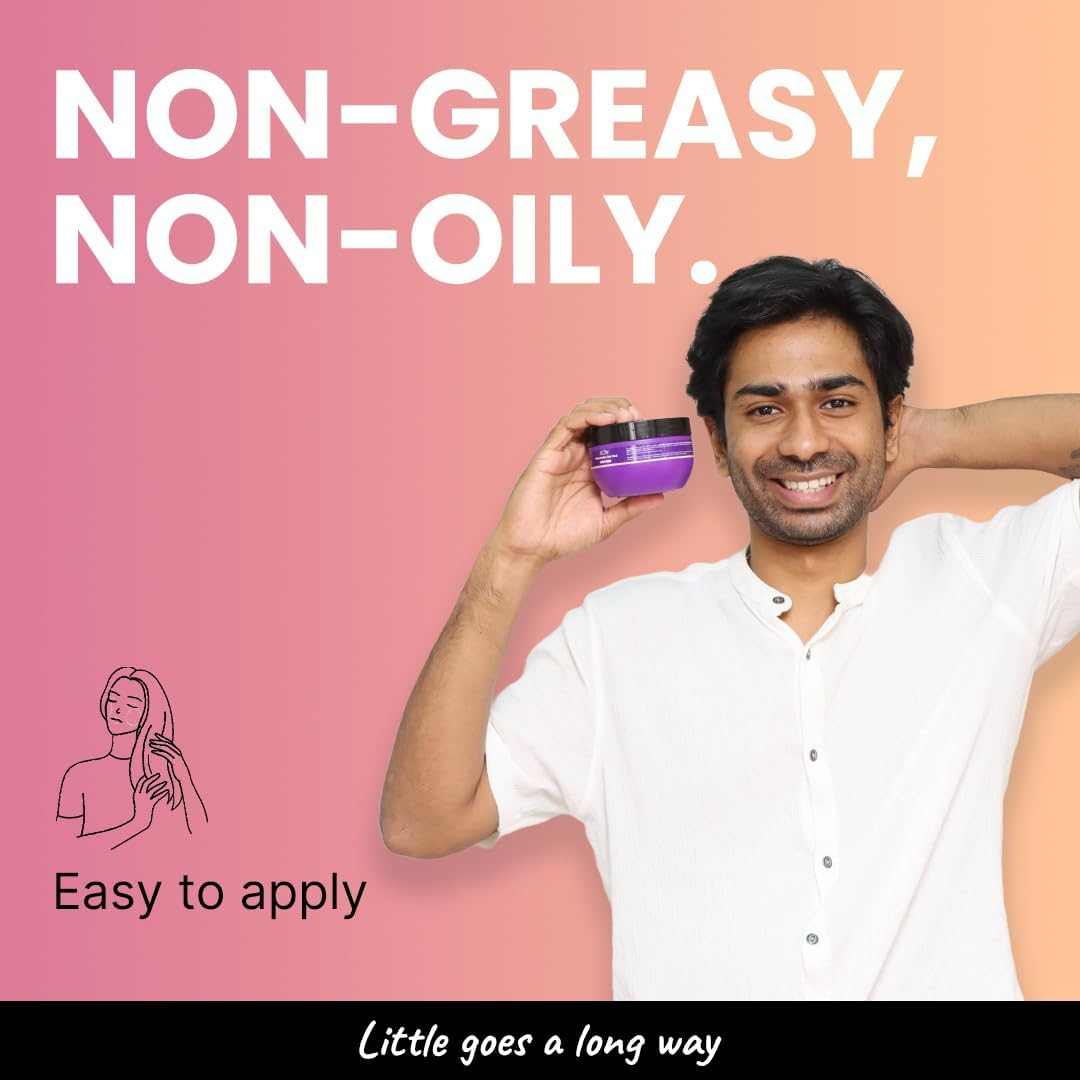 2.Oh! Italian Reconstruction Hair Mask for Frizzy Hair | Hair Mask for Damaged Hair with Deep Conditioning Concentrate | Repair Mask for Dry Hair | Argan Oil Hair Spa Cream for Women and Men, 1 Count image number 4