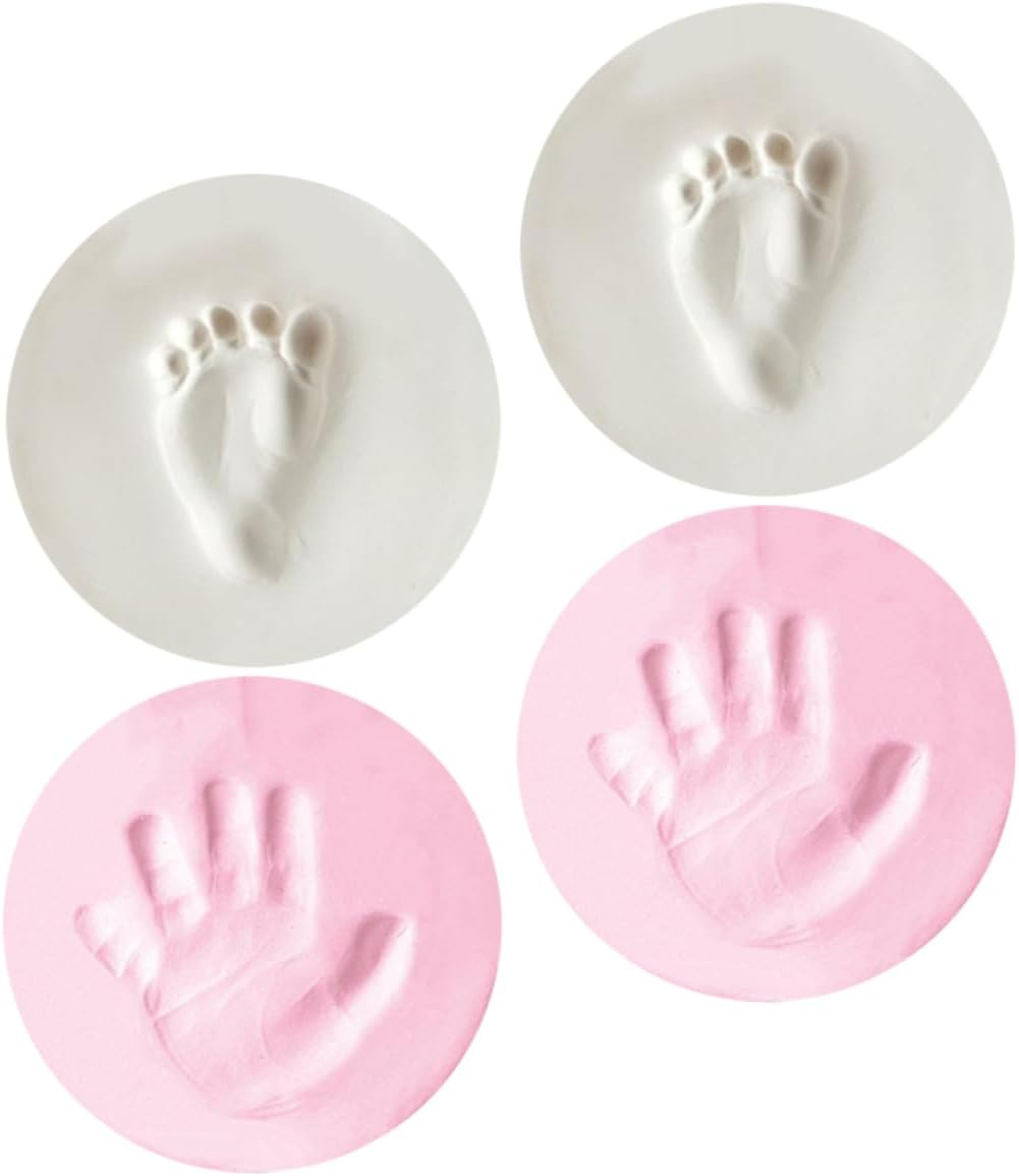 4Pcs Newborn Handprint Kit DIY Handprint Maker Keepsake Shower Muds Footprint Mud image number 1