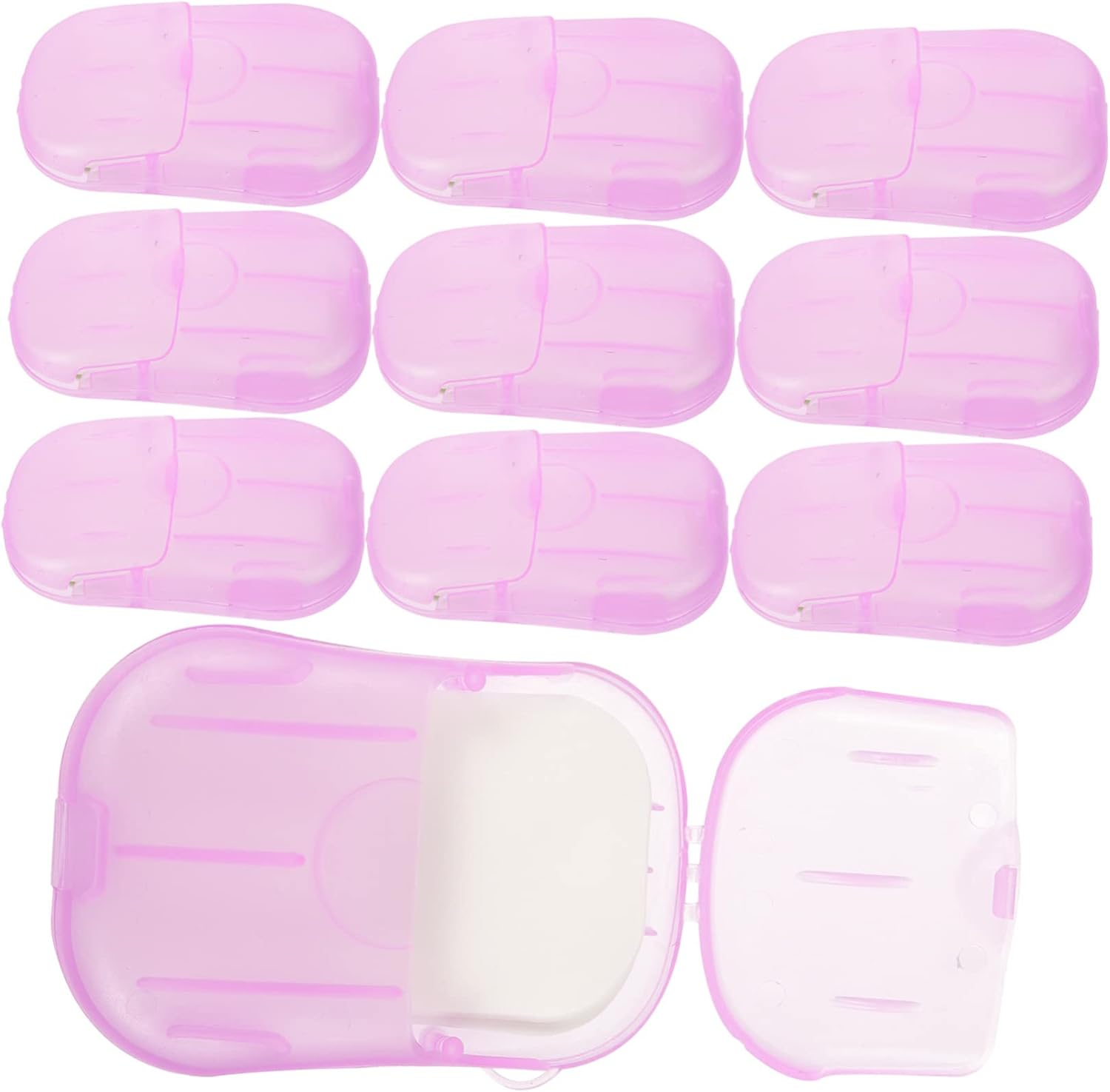 UTHCLO Portable Travel Soap 20 Pcs Soap Sheets Material Odorless for Hotel Travel image number 3