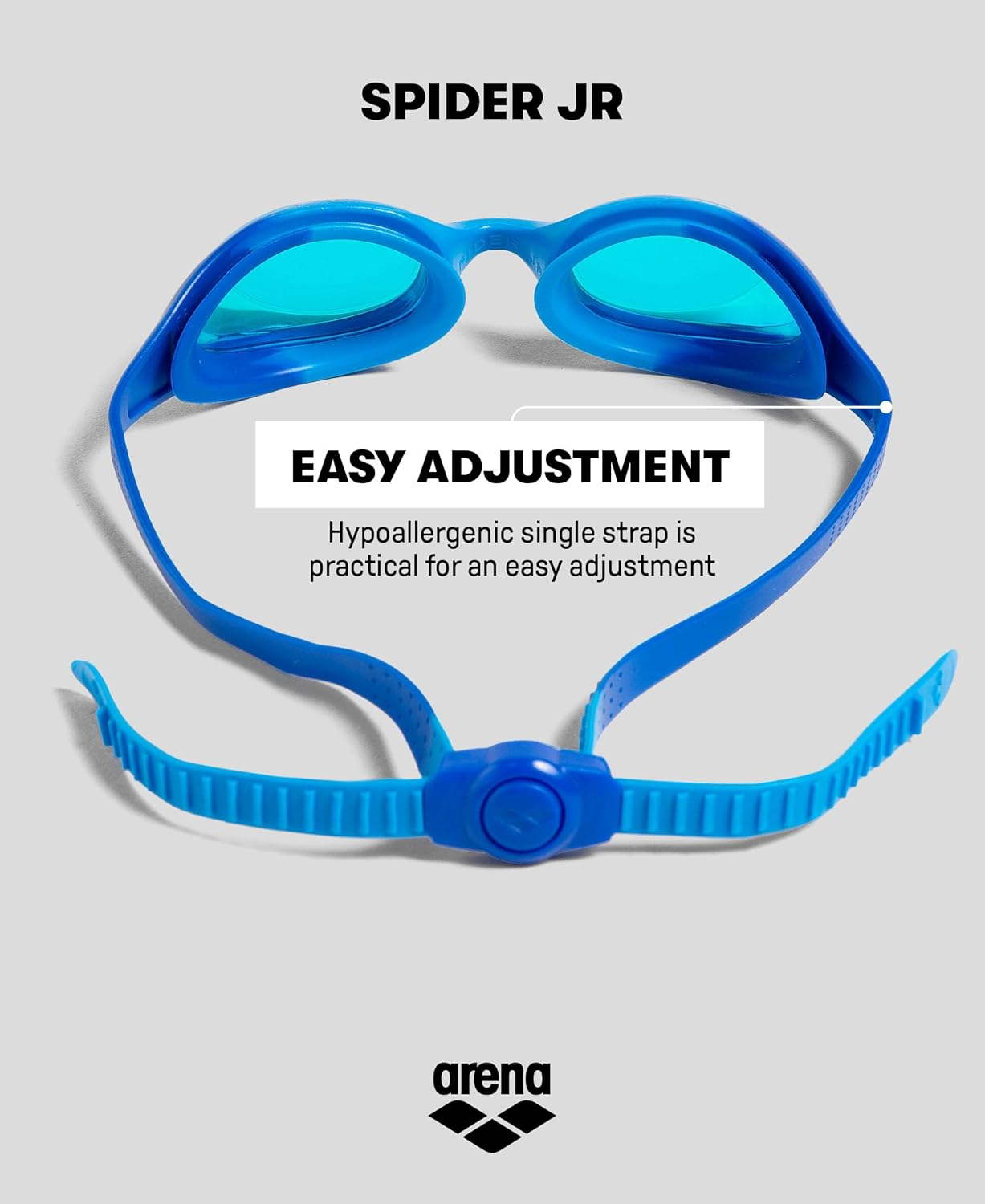 Arena Unisex-Youth Kids Goggles Spider Junior Swimming, Violet-Clear-Pink