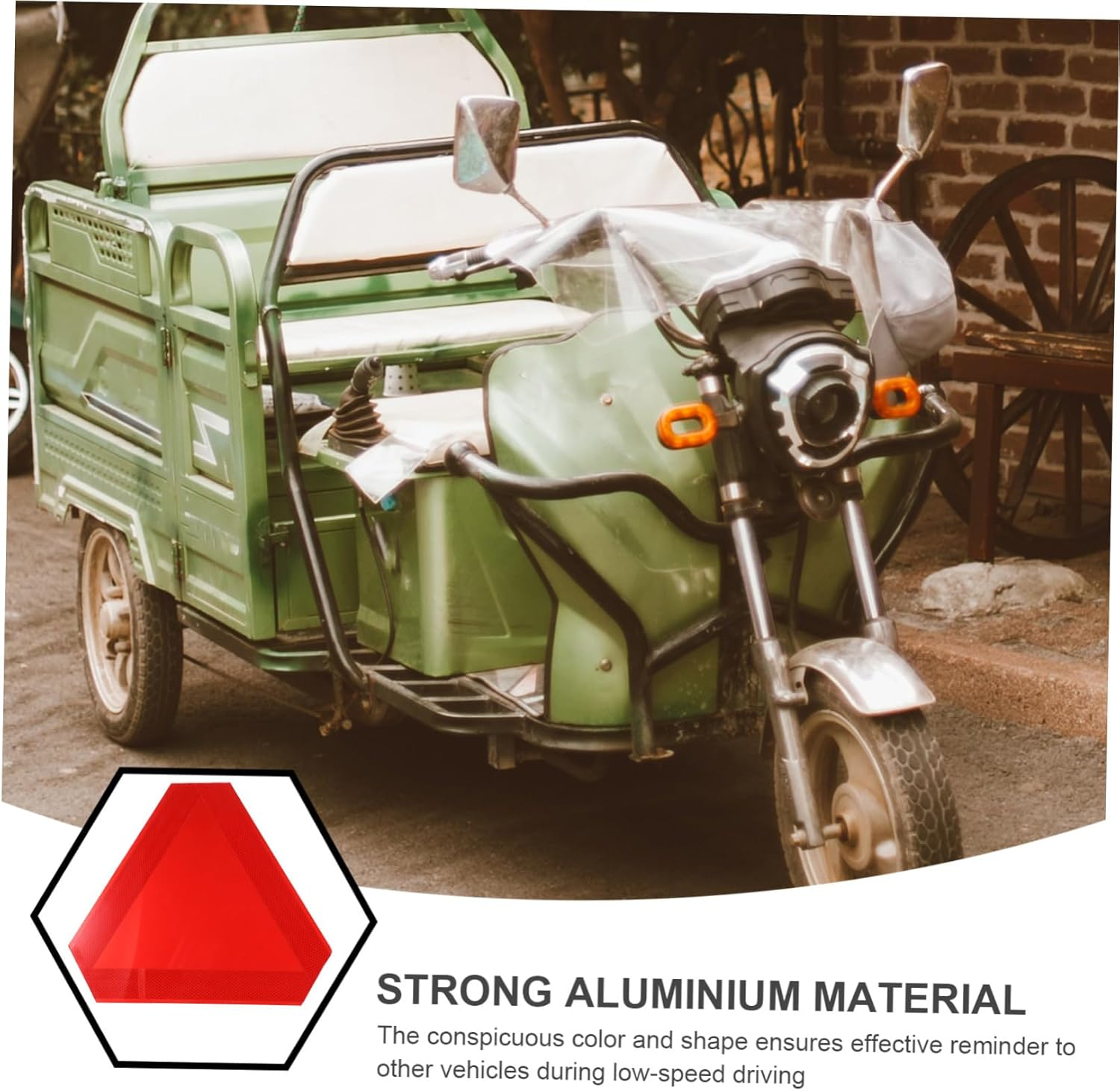 2Pcs Truck Reflectors Reflective Triangle Vehicle Safety Sign for Road Warning Emergency Triangle Safety Reflector image number 2