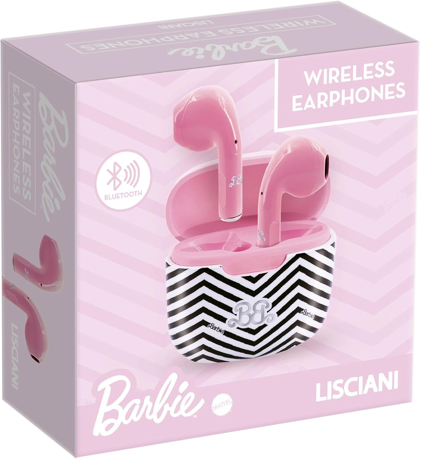 Lisciani - Barbie Wireless Audio Headphones for Teenagers from 12 Years - Safe Volume - Rechargeable Battery - Adjustable Comfort - Bluetooth Compatible image number 4